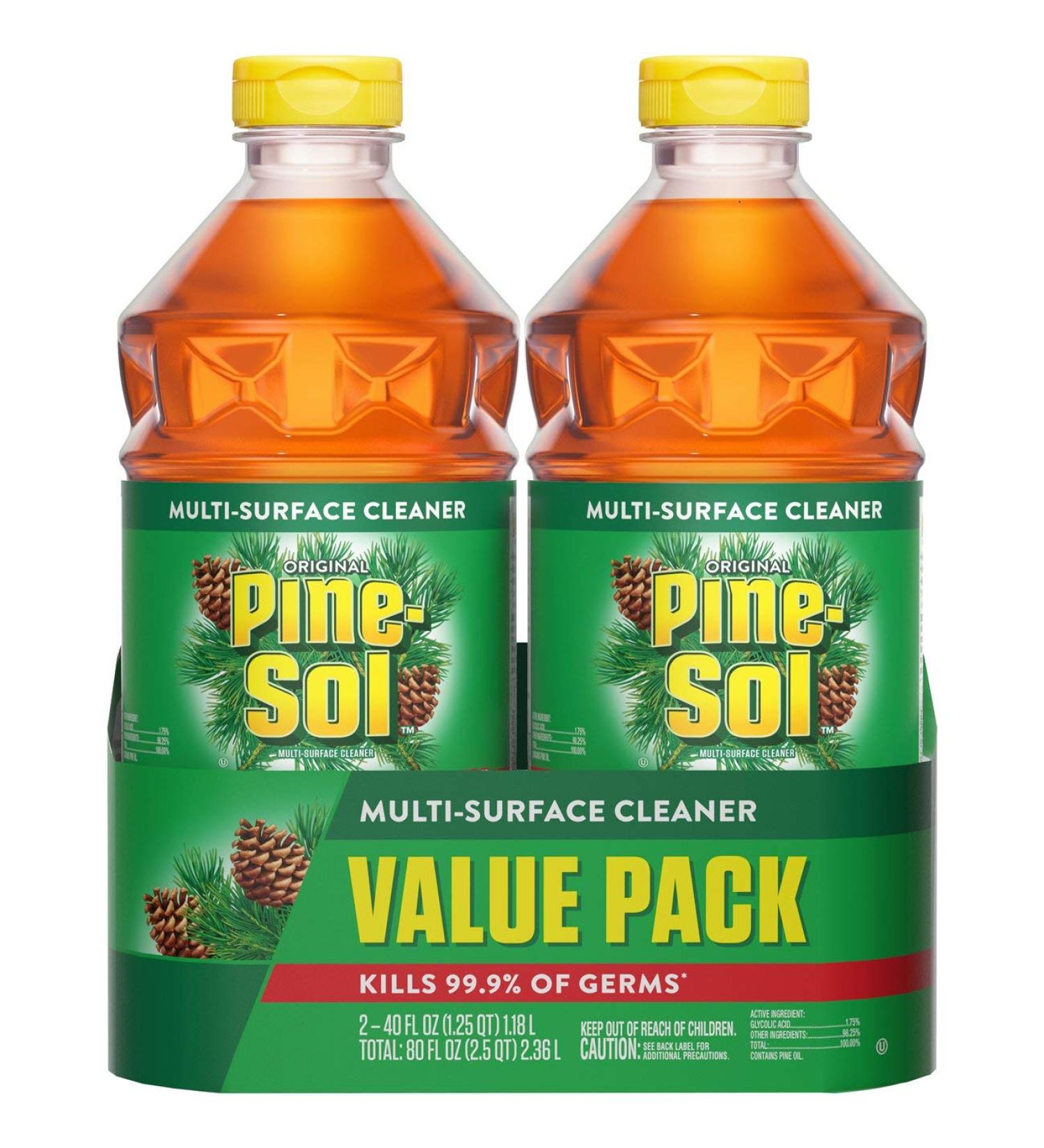 Pine-Sol All Purpose Cleaner Original Pine 40 Oz Bottles (2 Pack) - Packaging May Vary - Buy Online on GoSupps.com