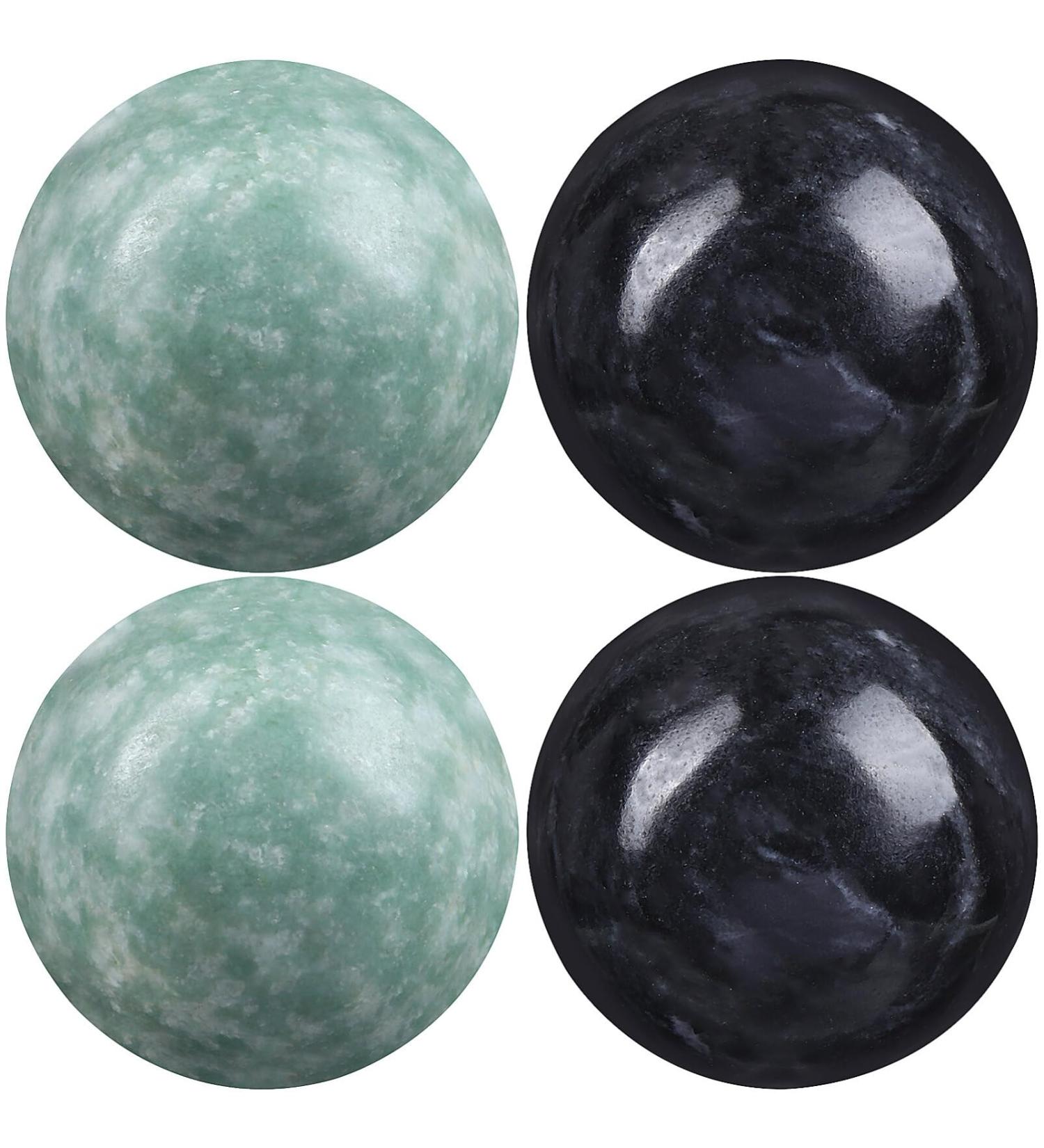 Buy Ipetboom Baoding Balls - Marble Pattern Natural Stone Hand Exercise & Massage Balls for Health & Tension Relief - Buy Online on GoSupps.com
