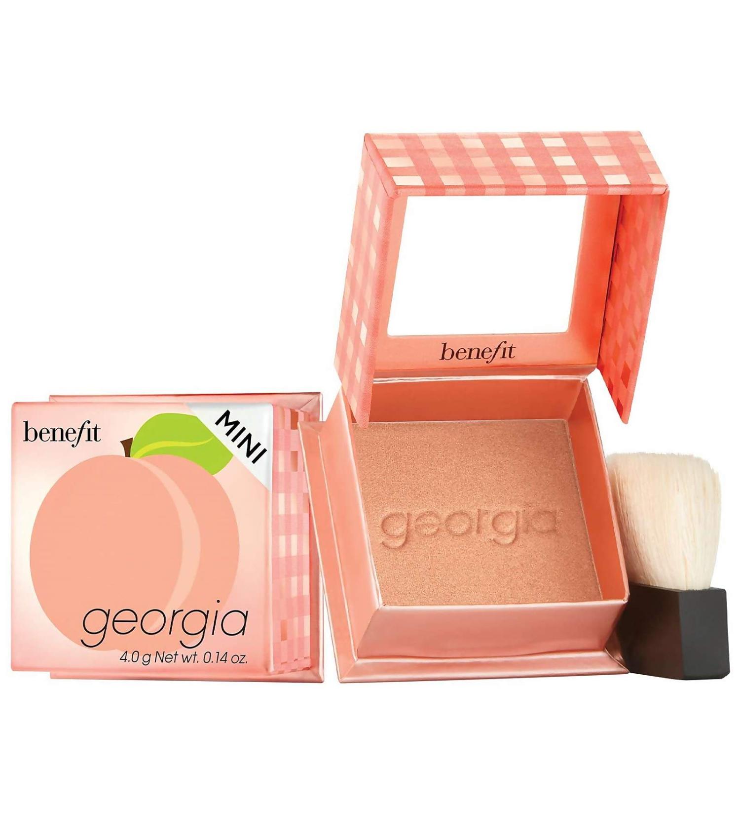 Benefit Georgia Blush Mini - 4g | Radiant Peachy Pink Cheek Color - Buy Online on GoSupps.com