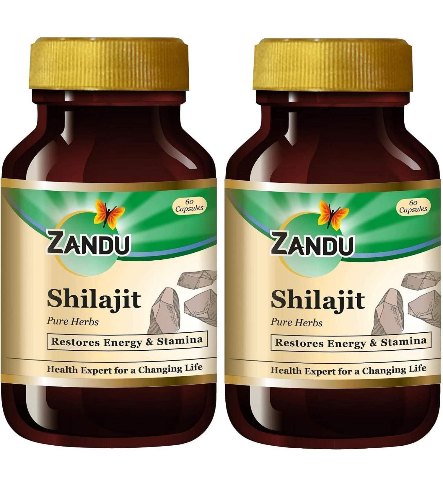 Verem Zandu Shilajit Capsules Infused with Goodness of Natural Shilajit Extracts Helps