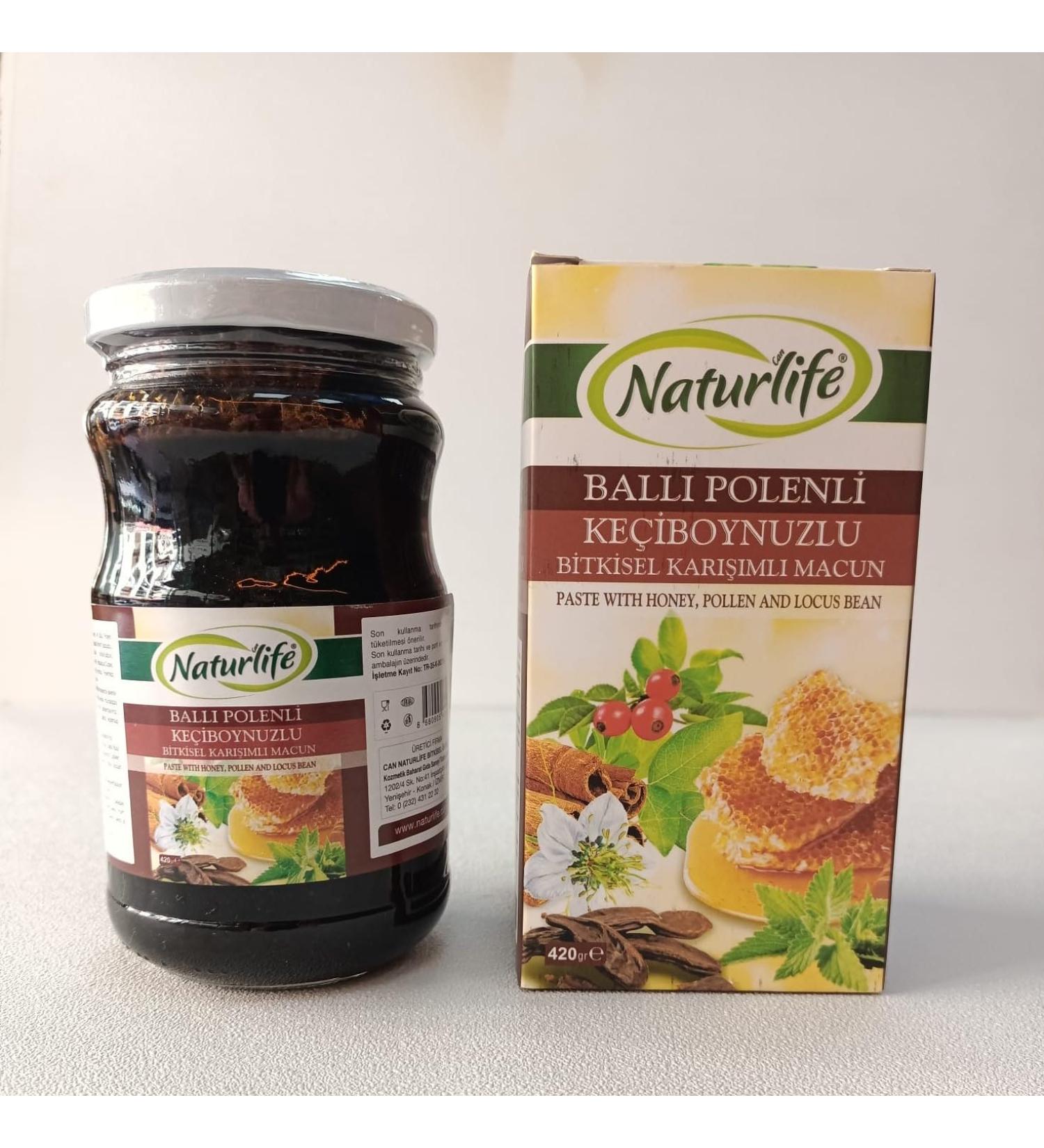 Paste with Honey Pollen and Locus Bean 420 gr  - Buy Online on GoSupps.com