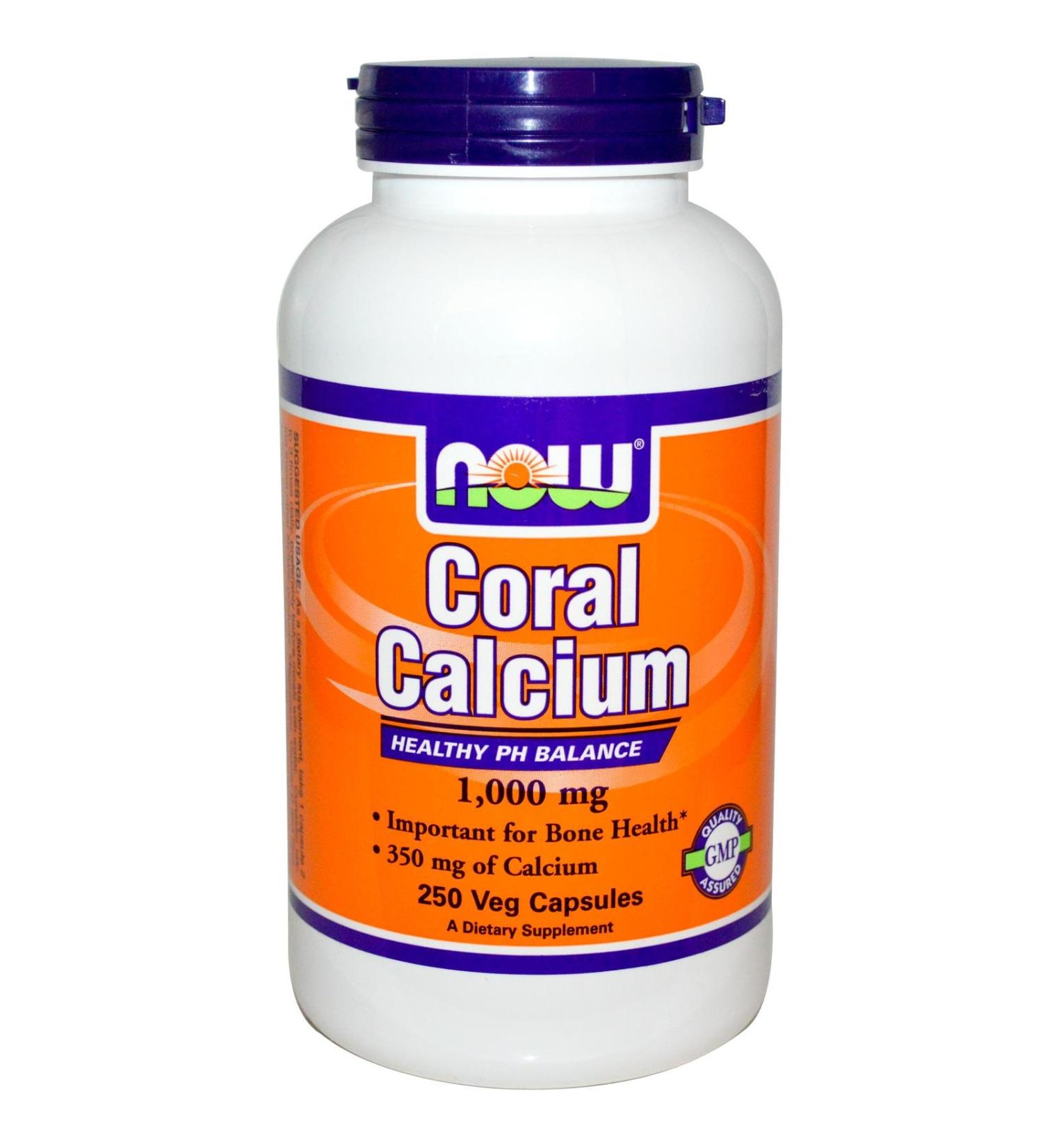 Now Foods Coral Calcium 1000 mg 250 Veg Capsules
