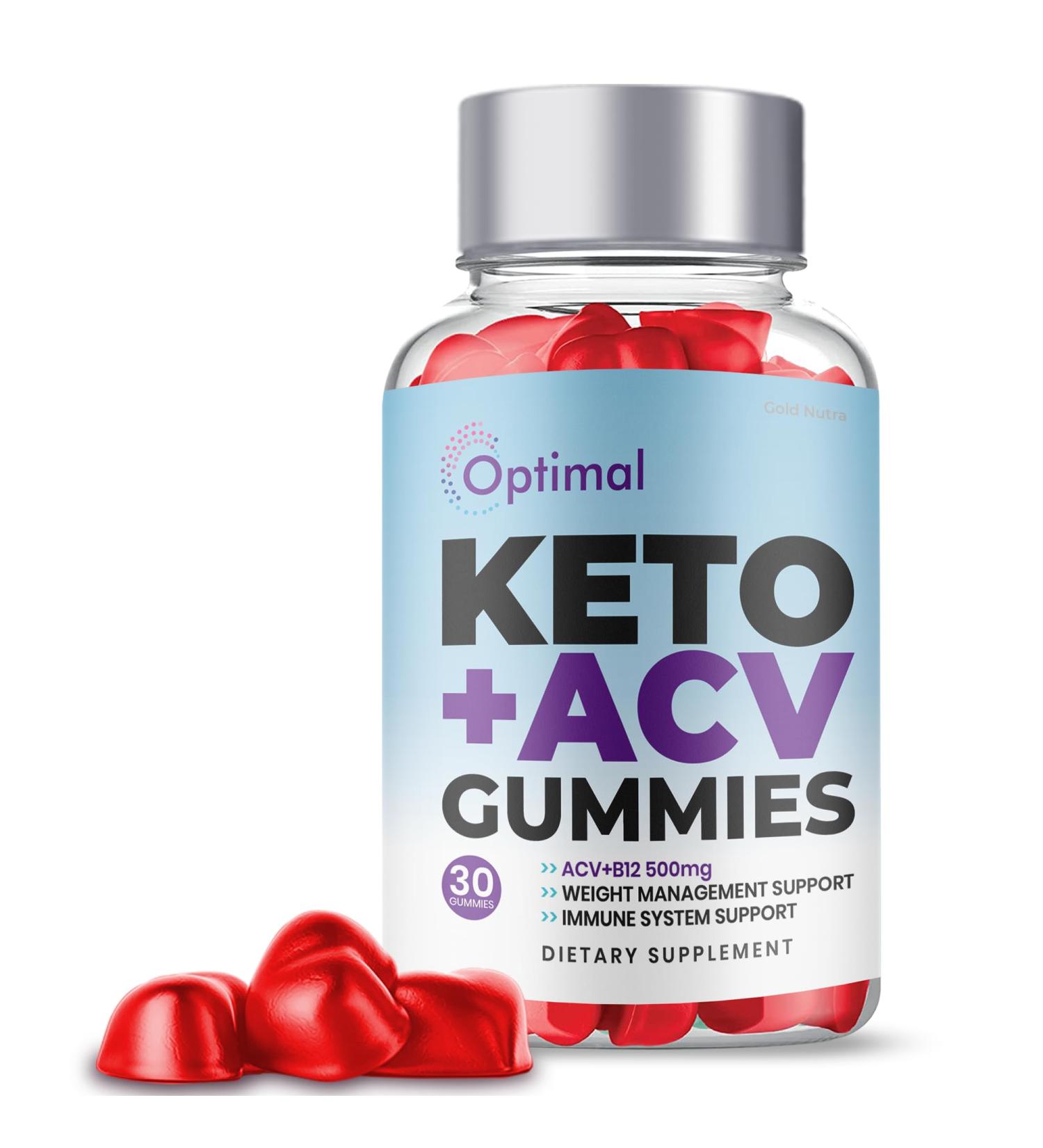 Optimal Keto Gummies - Advanced Formula for Weight Management (1 Bottle) - Buy Online on GoSupps.com
