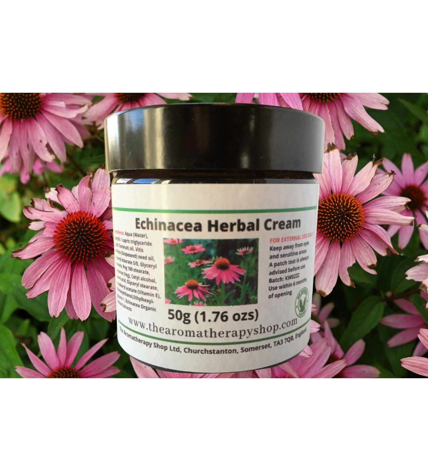 Echinacea Herbal Cream (a natural skin care cream with Organic extracts) 50g 50 g (Pack of 1)