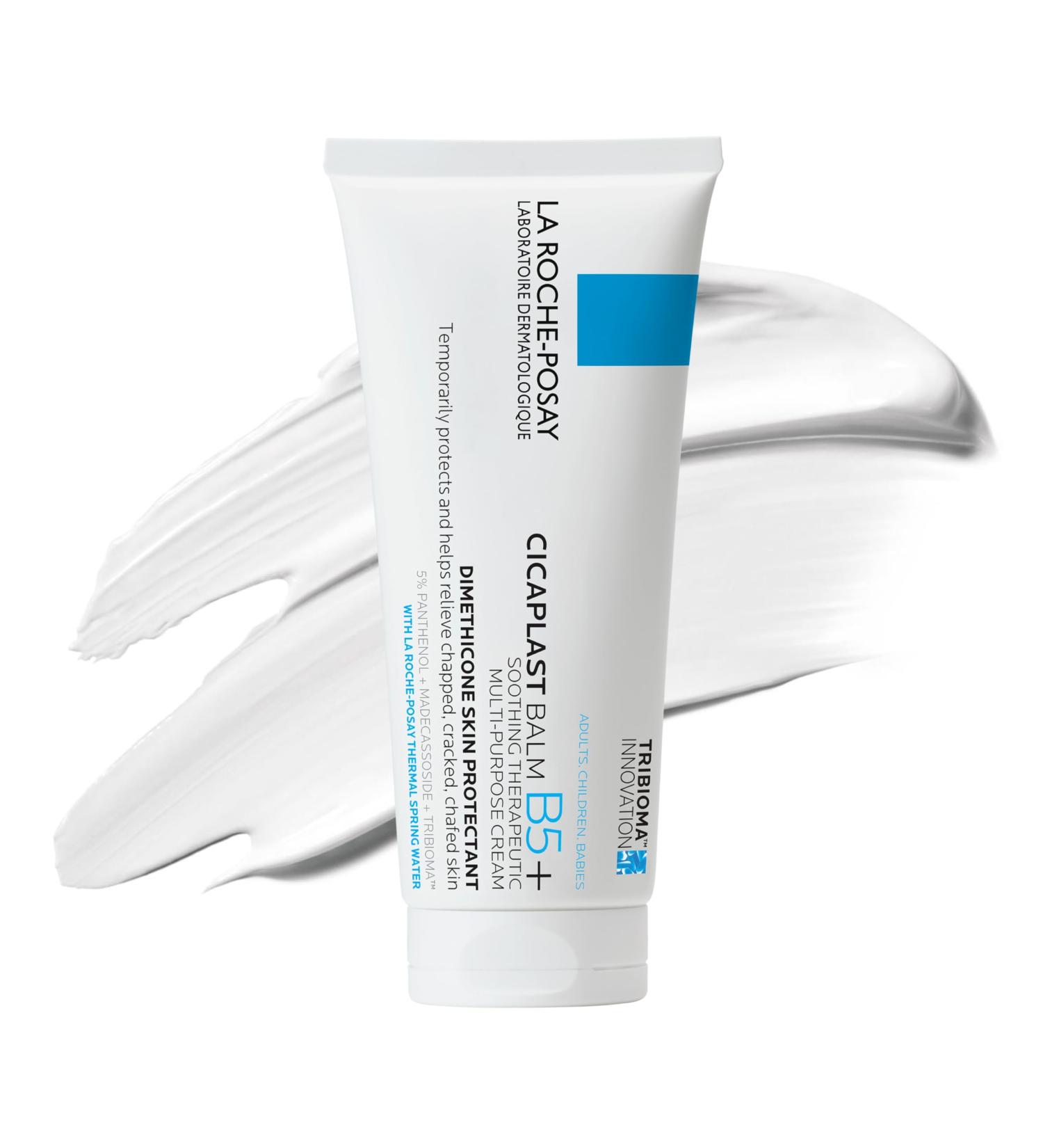 La Roche-Posay Cicaplast Balm B5 Healing Ointment and Soothing Therapeutic Multi Purpose Cream for Dry & Irritated Skin Body and Hand Balm Baby Safe Fragrance Free 3.38 Fl Oz (Pack of 1) 3.38 Fl Oz - Buy Online on GoSupps.com