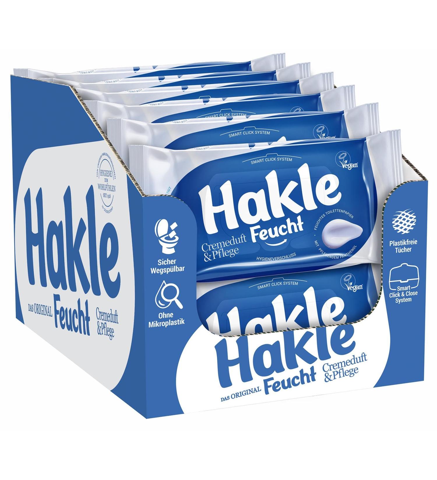 Hakle Moist Cream Fragrance & Care - 12 Packs | Premium International Shipping - Buy Online on GoSupps.com