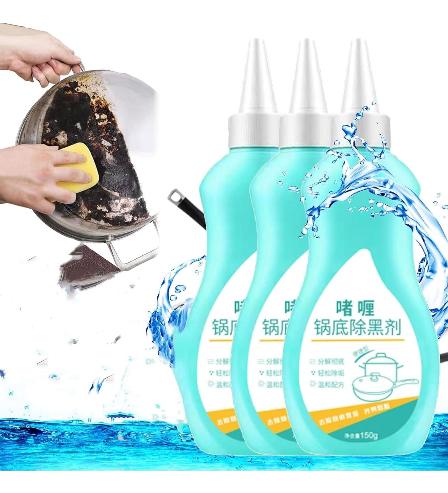 Magic Gel Cleaner For Pots And Pans Bottom of the Pot Black Scale Cleaner Cleaner for Bottom of Pots and Pans 1/2/3Pcs Gel Cleaner for Pot Bottom Bottom of the Pot Black Scale Cleaner (3PCS) - Buy Online on GoSupps.com