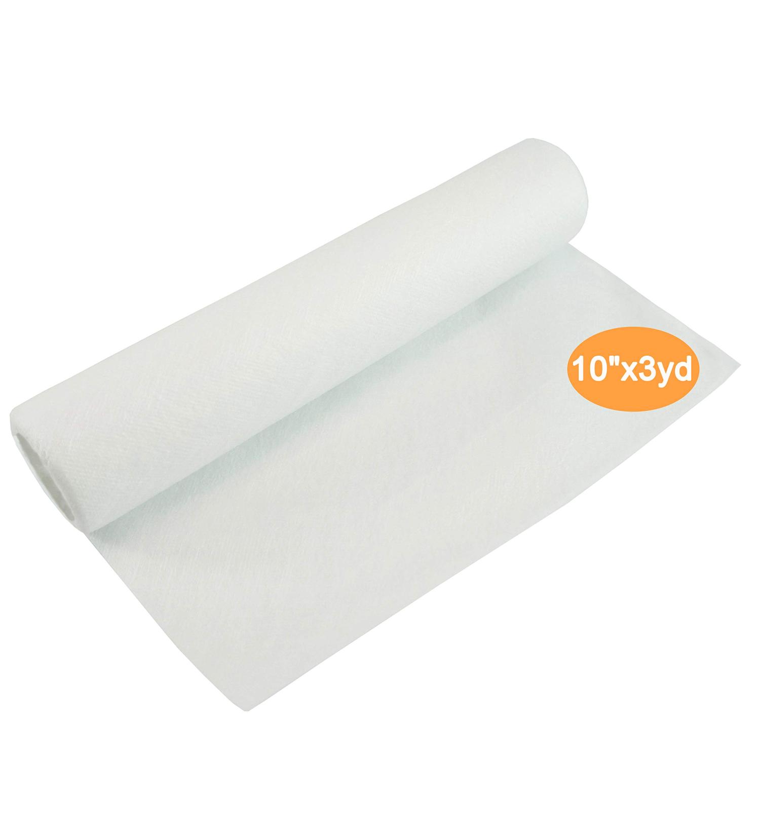 New brothread Wash Away Water Soluble Machine Embroidery Stabilizer Backing & Topping - Light Weight - 10 x 3 Yd Roll - Buy Online on GoSupps.com