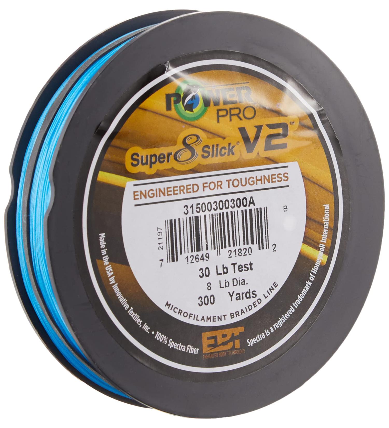 PowerPro Super Slick V2 30lb 300yd Blue Fishing Line (31500300300A) - Buy Online on GoSupps.com
