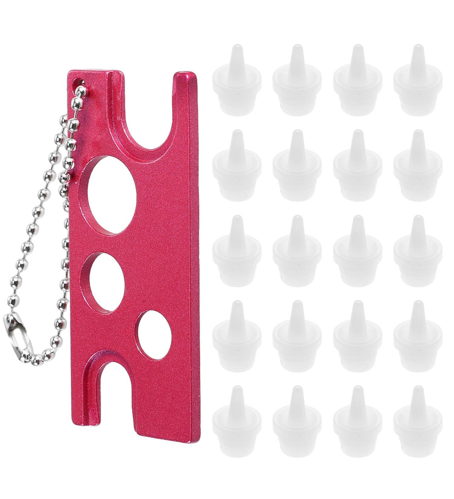 NOLITOY Eyelash Tool Set: Lash Oil Adhesive Remover & Glue Rings - Perfect for Grafting - 5.9x2.6CM - Buy Online on GoSupps.com