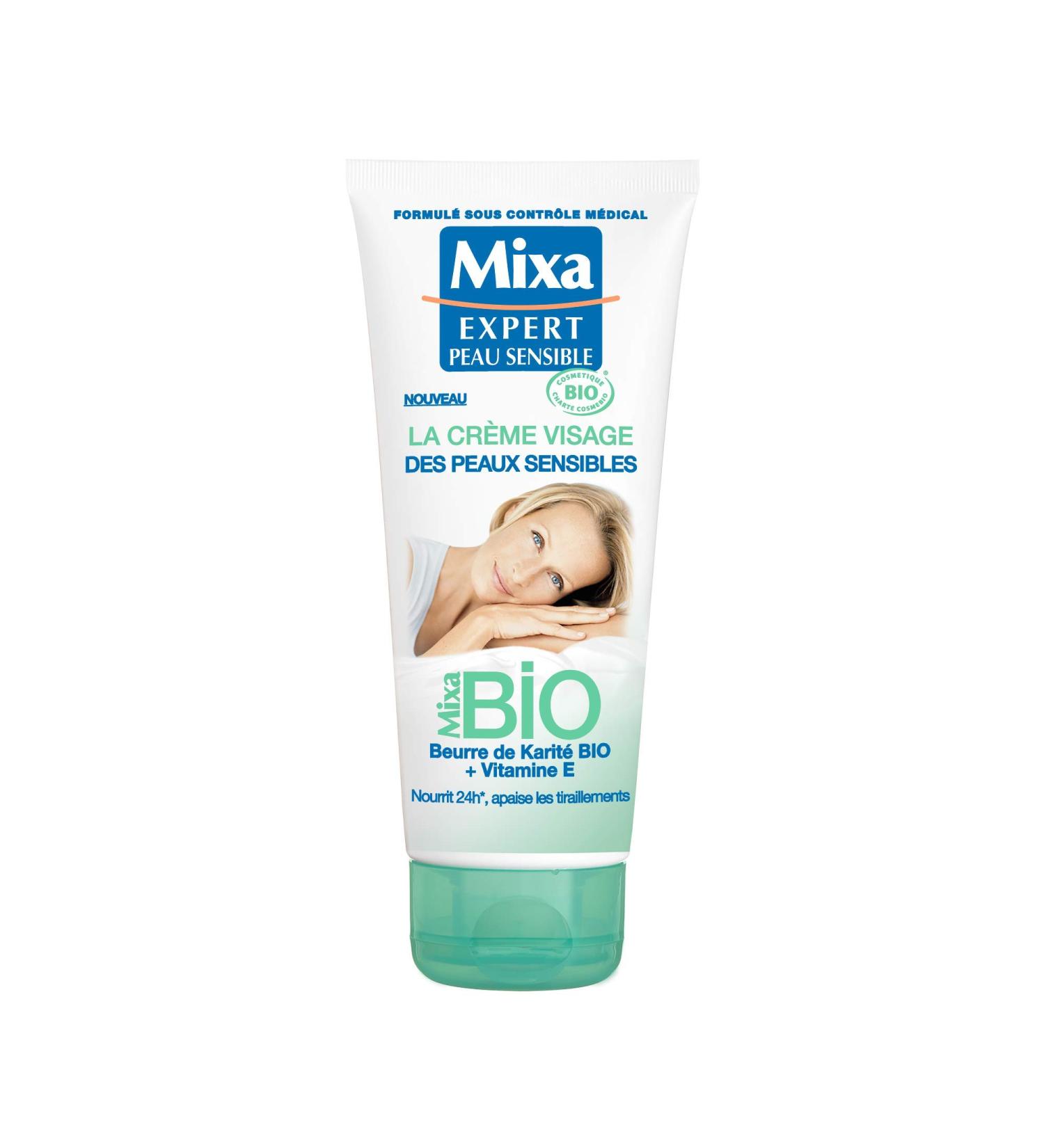 Mixa BIO - Face Cream for Sensitive Skin - 100 ml - Pack of 1 - Buy Online on GoSupps.com