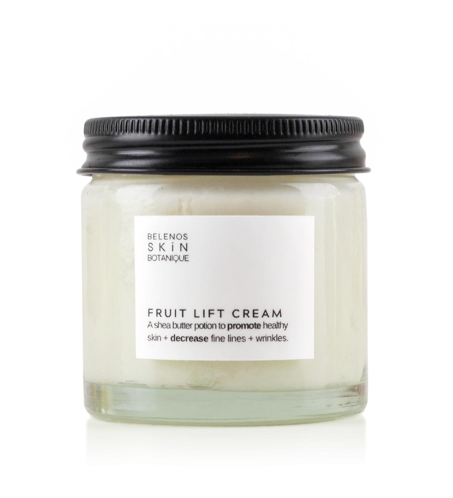 FRUIT LIFT CREAM ROSEHIP AND POMEGRANATE SEED OIL | moisturiser | Coconut Oil infused with Frangipani oil. A Natural and Organic Cream for all skin types