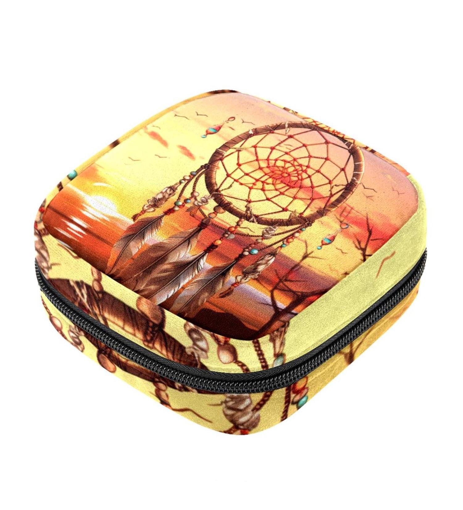 Period Bag | Sanitary Napkin Storage & Tampon Holder for Purse | Modern Design | 4.7x6.6x6.6 in - Buy Online on GoSupps.com