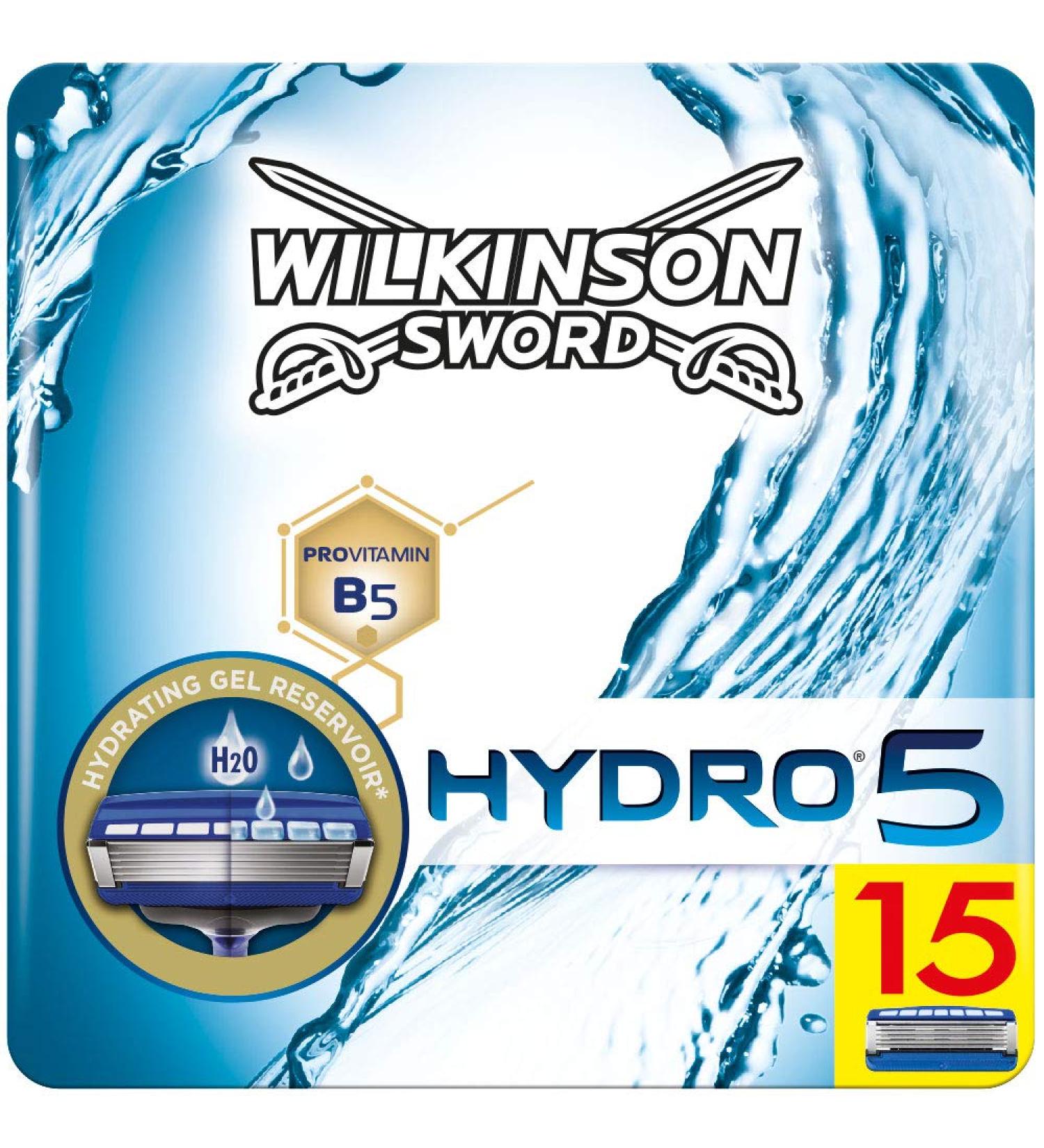 Buy Wilkinson Sword Hydro 5 Razor Blades for Men - Letterbox Compatible 15 Pieces | International Shipping Available - Buy Online on GoSupps.com