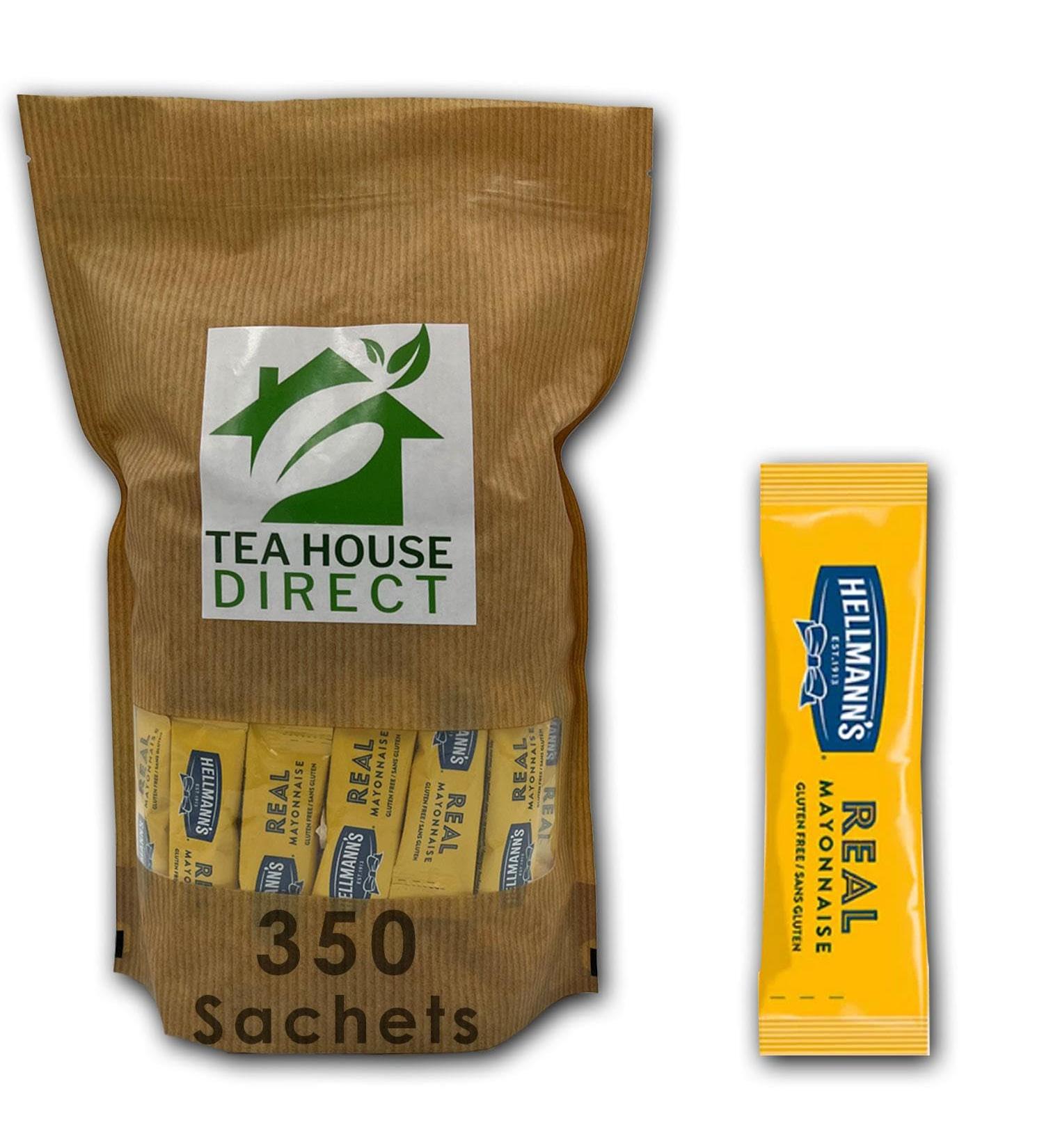 Hellmanns Real Mayonnaise | Perfectly Paired With your Fast Food | Smooth & Creamy | Versatile Condiment | Gluten Free | Sans Gluten | 350 Sachets - Buy Online on GoSupps.com