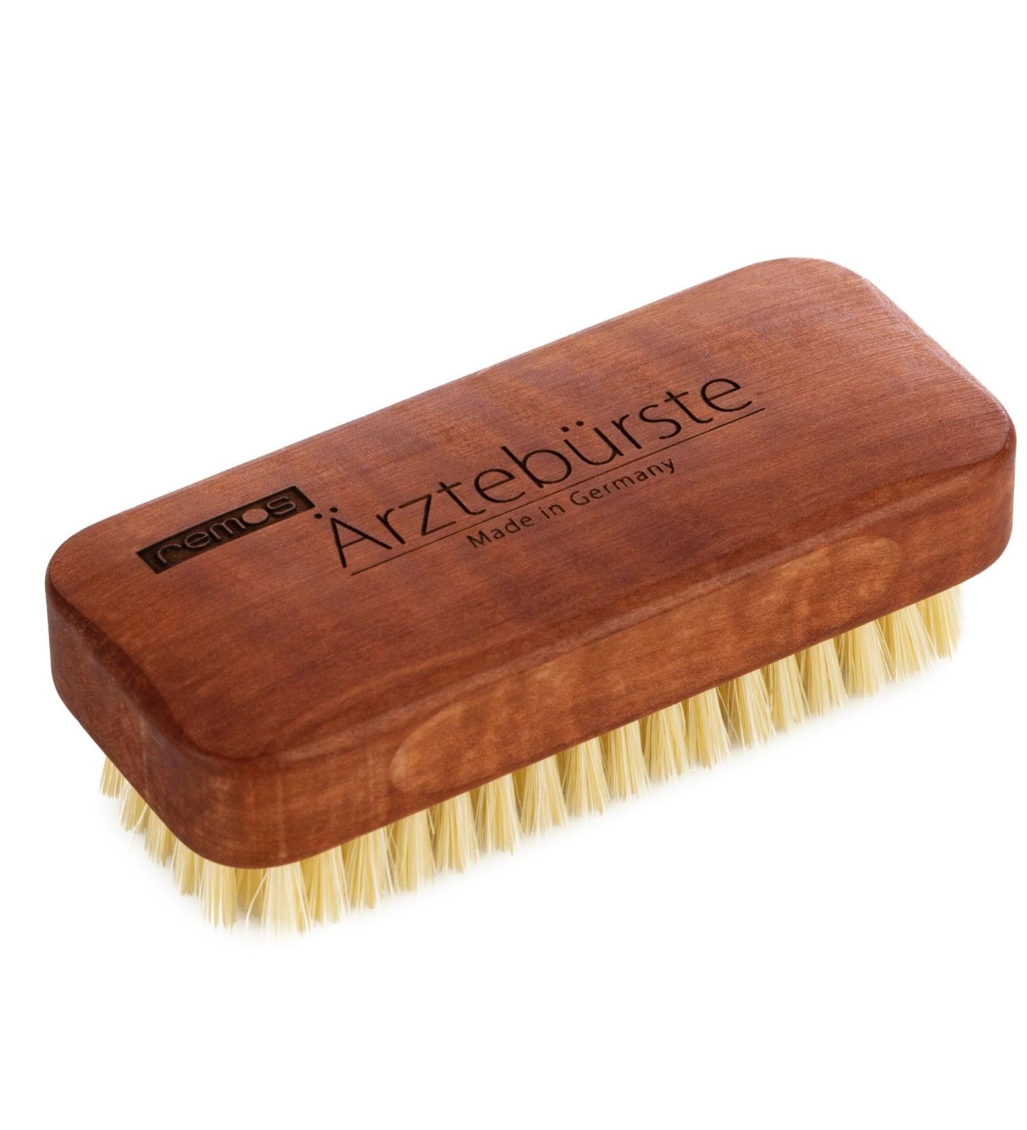 Buy REMOS Hand Brush - Eco-Friendly Doctor's Brush with Soft Natural Bristles & Local Pear Wood - International Shipping Available - Buy Online on GoSupps.com