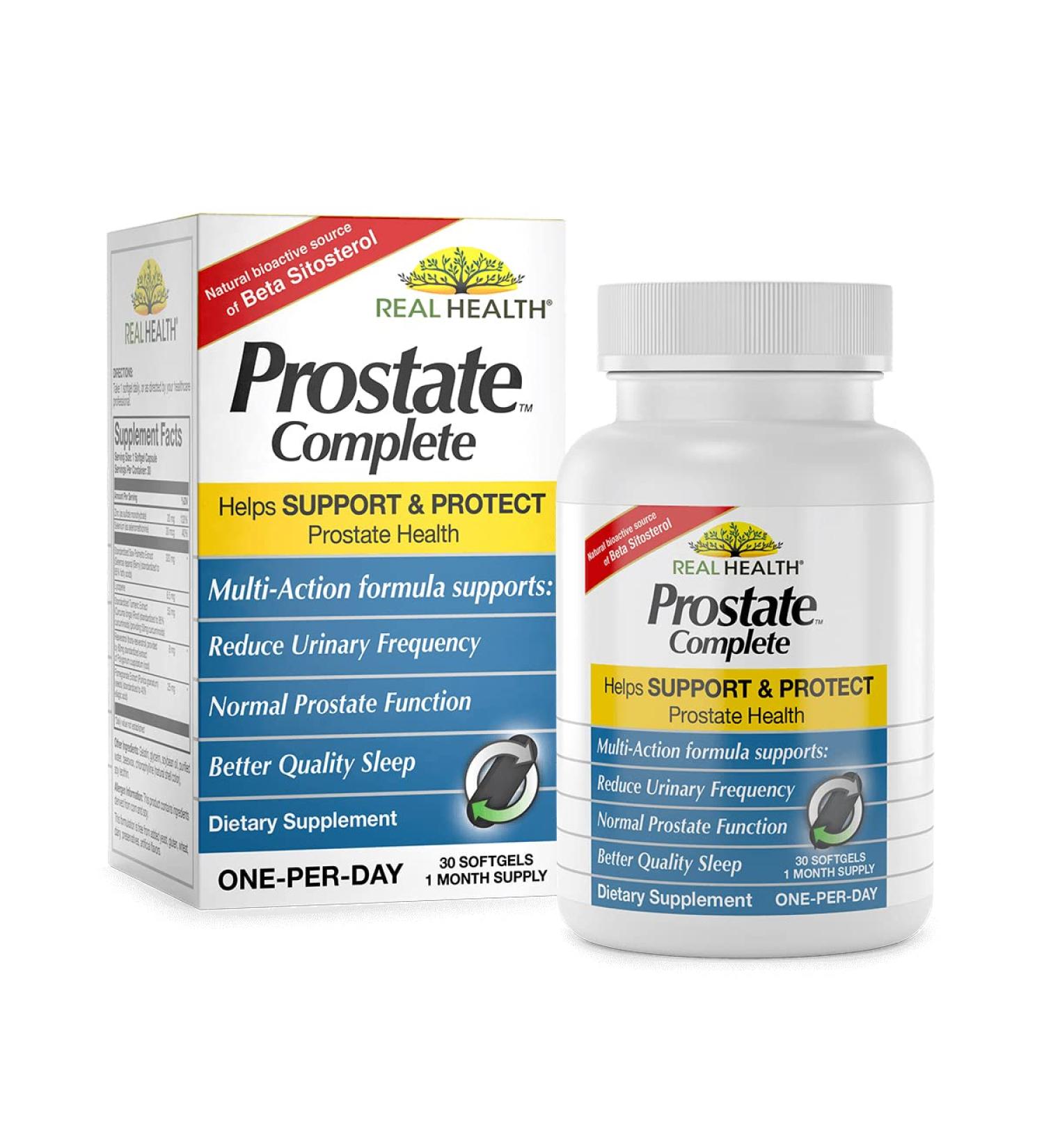 Real Health Prostate Complete - 30 Softgels | Support Prostate Health - Buy Online on GoSupps.com