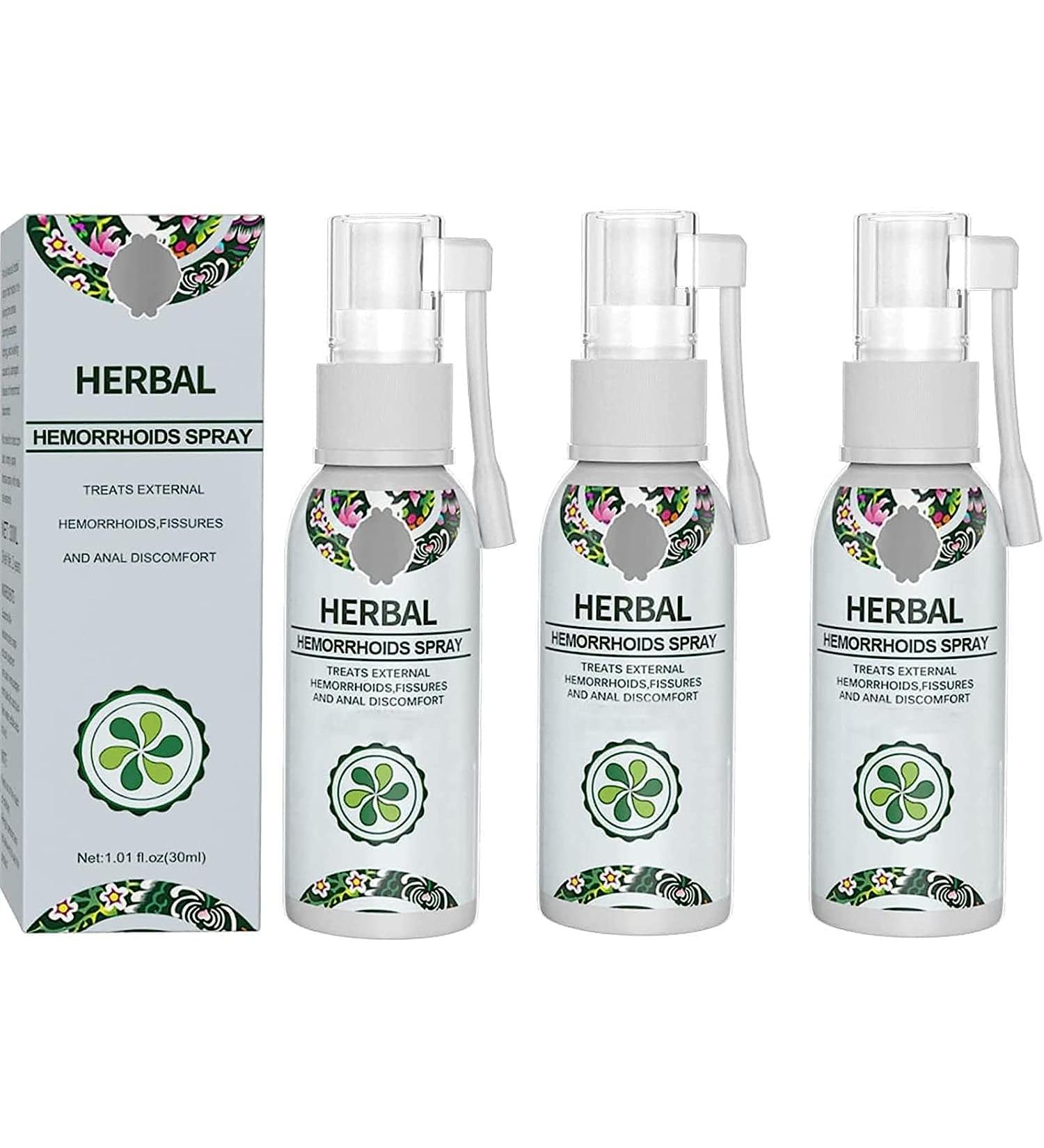 Hemocare Herbal Hemorrhoids Spray Natural Herbal Hemorrhoids Spray for Soothing External Hemorrhoids Calms - Buy Online on GoSupps.com