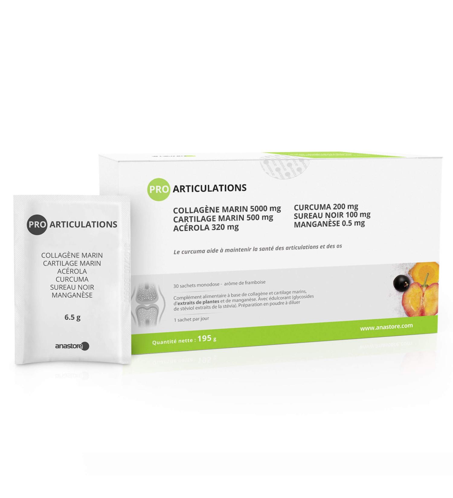 Pro Joints * 195 g / 30 single-dose sachets * Collagen Type I and Type II Acerola Turmeric Black Elderberry and Manganese - Buy Online on GoSupps.com