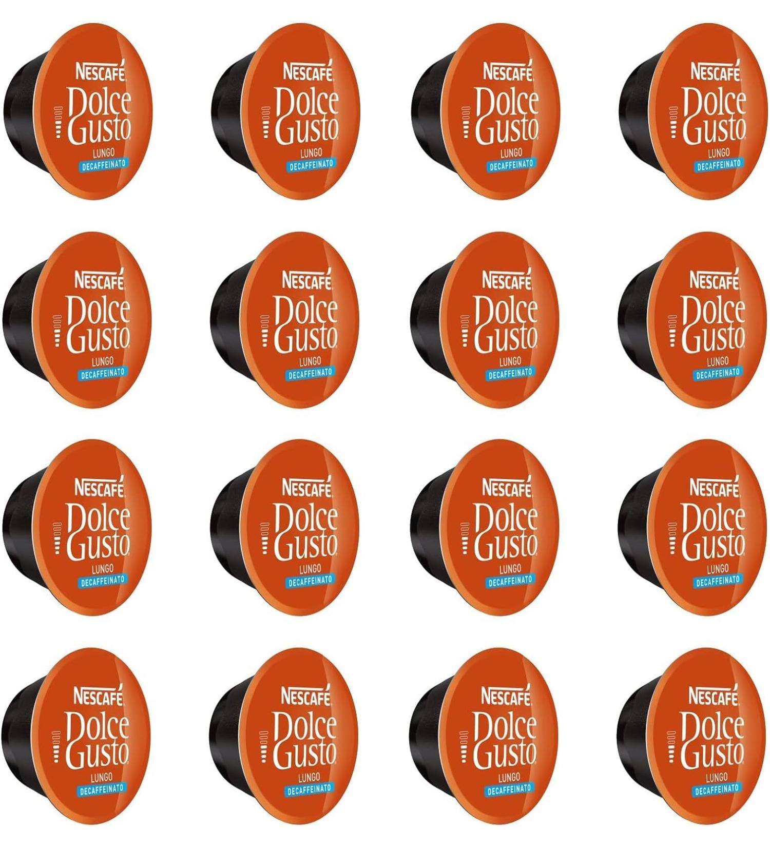 Dolce Gusto Compatible Lungo Decaff Coffee Pods 30 Capsules 30 Drinks Sold Loose - Buy Online on GoSupps.com