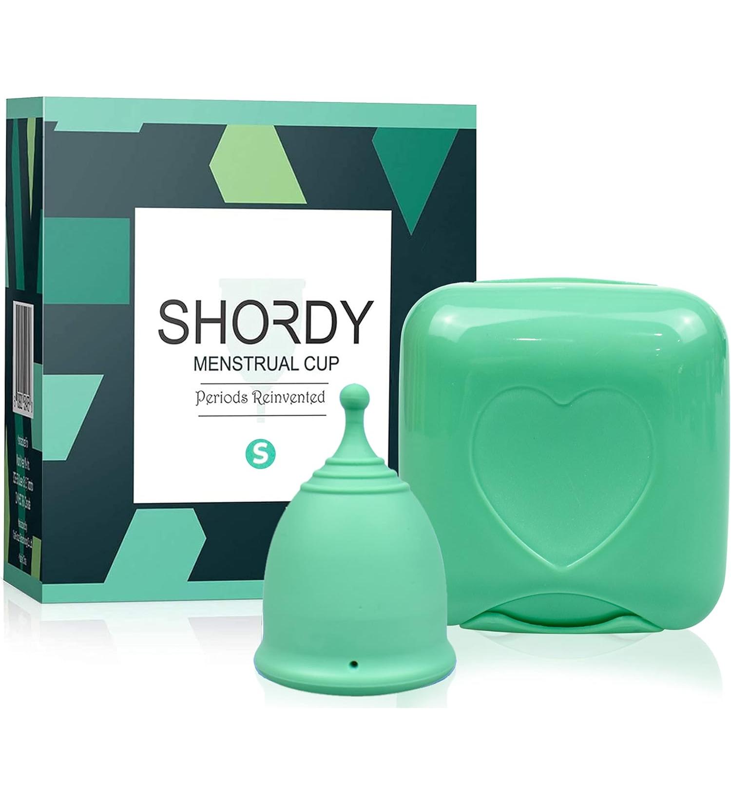 Buy SHORDY Menstrual Cup (Small) - Eco-Friendly Copa Kit for Women Up to 12 Hours Comfort Soft & Flexible - International Shipping Available - Buy Online on GoSupps.com