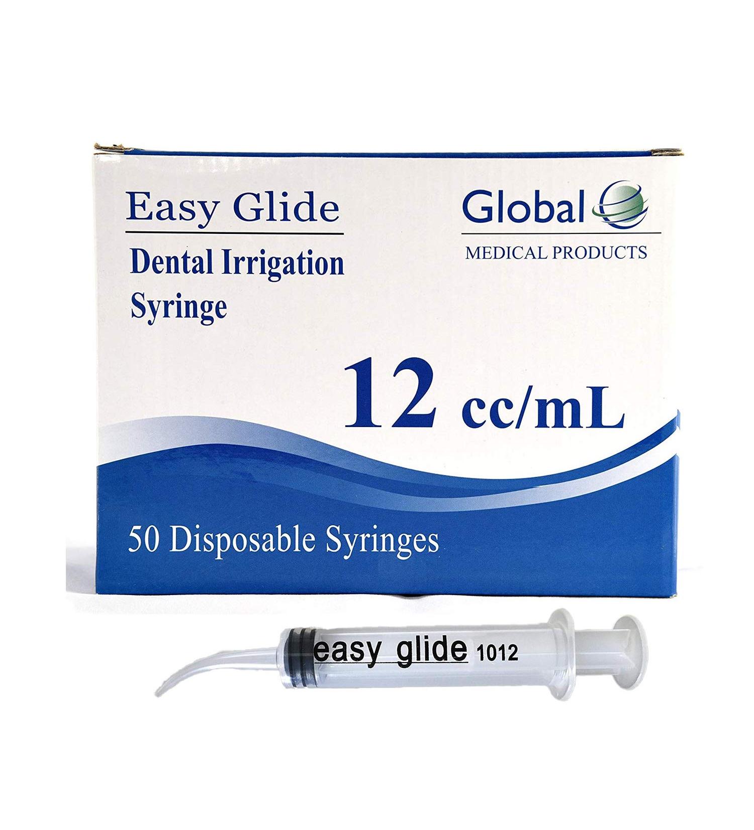 25 Pack Easy Glide Curved Tip Syringes 10/12cc - Needle-Free - Buy Online on GoSupps.com
