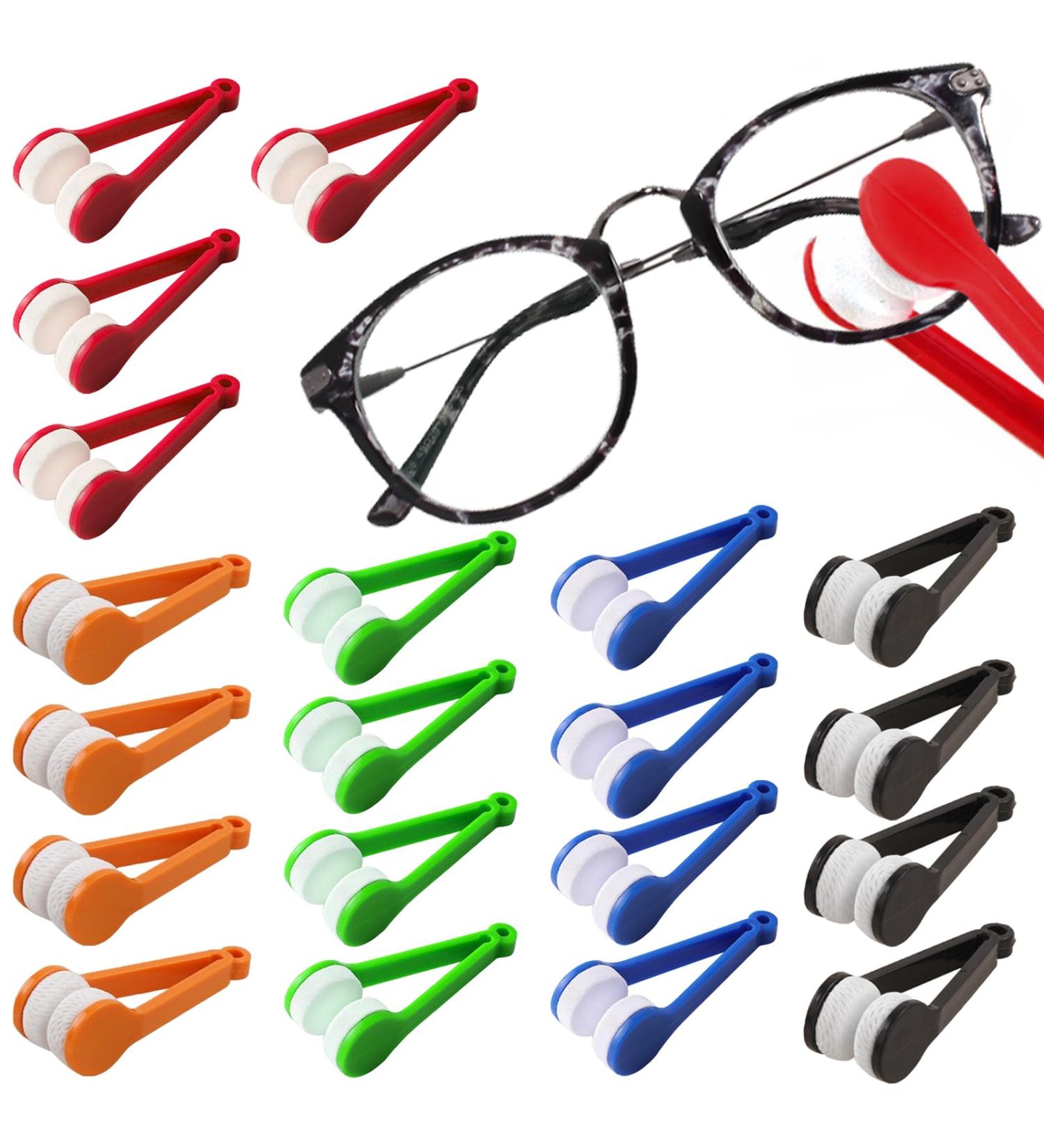 Buy Zlongron Mini Eyeglasses Lens Cleaner Set Soft Brush & Microfiber Wipes | 20 Pieces for 360 Clear Vision International Shipping Available - Buy Online on GoSupps.com