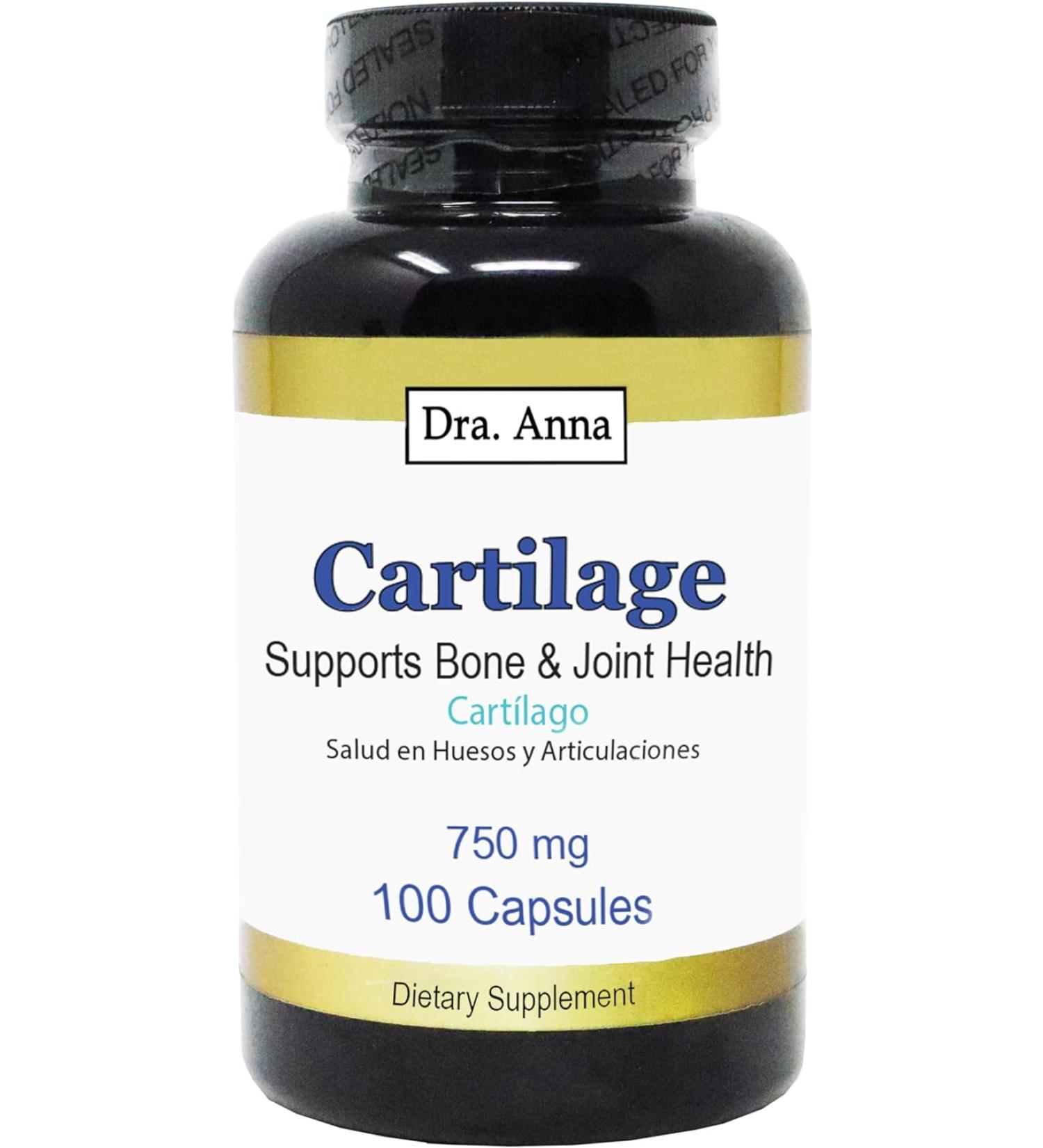 Premium Cartilage Supplement - 100 Capsules, 750mg - Buy Online on GoSupps.com