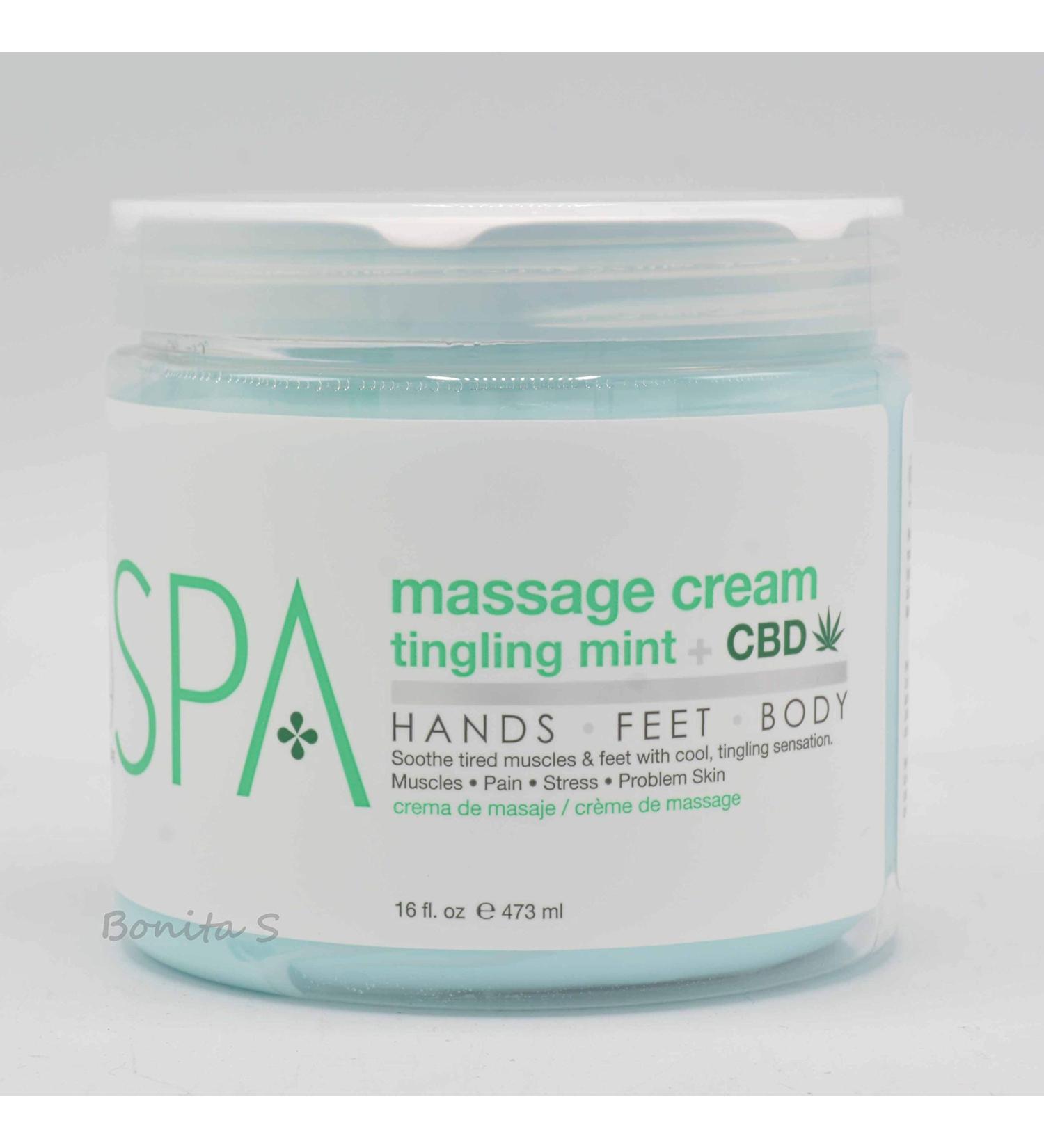 BCL SPA Massage Cream 473ml CBD