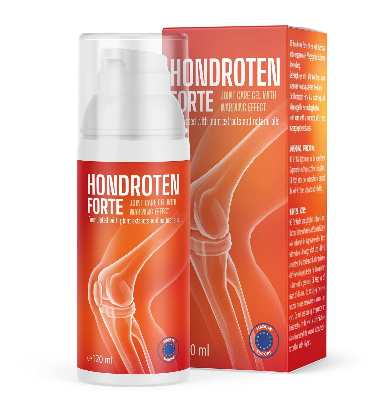 Hondroten Forte Gel | Gel actif nourrissant | id al en cas de sollicitation et de tension | 120 ml