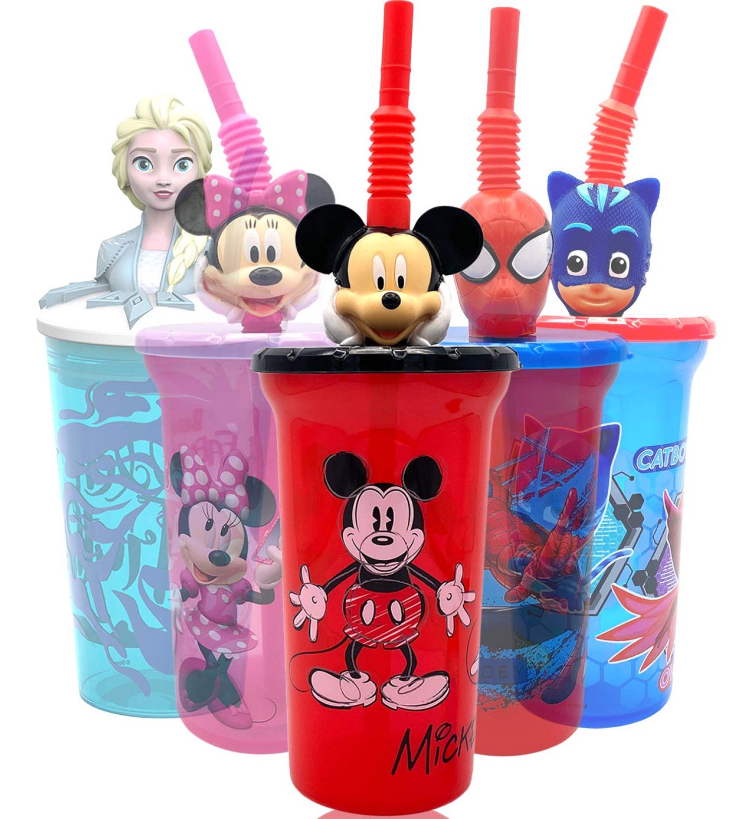 Disney Mickey Water Tumbler with 3D Character Straw | BPA-Free Drinkware for Kids | Easy to Clean | Perfect Gift for Toddlers - Buy Online on GoSupps.com