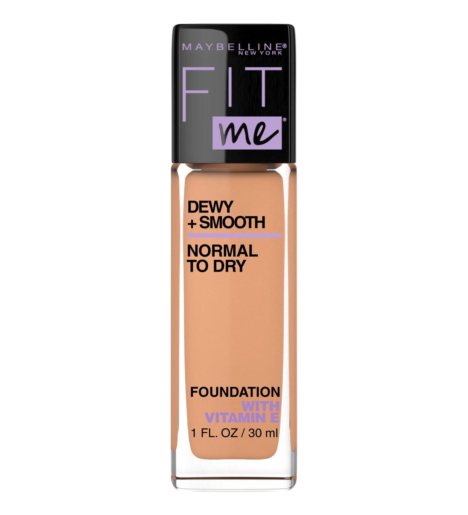 Maybelline Fit Me Dewy + Smooth Foundation 245 Classic Beige â€“ 1 fl oz (30 ml) | Hydrating Coverage - Buy Online on GoSupps.com
