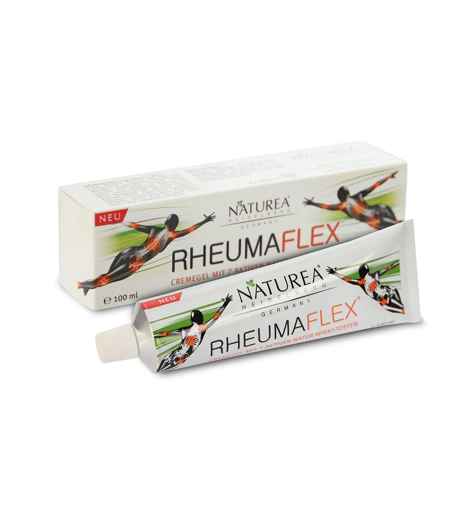 Shop RHEUMAFLEX Cream Gel | 7 Natural Ingredients for Pain Relief | International Shipping - Buy Online on GoSupps.com