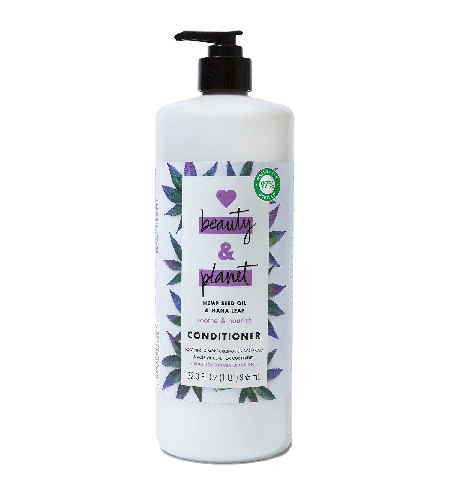 Love Beauty And Planet Soothe & Nourish Conditioner - Hemp Seed Oil & Nana Leaf Vegan Paraben-Free 32.3 Fl Oz | International Shipping Available - Buy Online on GoSupps.com