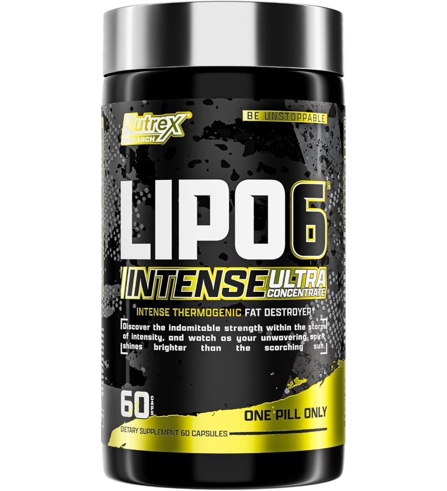 Nutrex LIPO-6 Black Intense Ultra Concentrate - 60 Powerful Fat Burner Capsules - Buy Online on GoSupps.com
