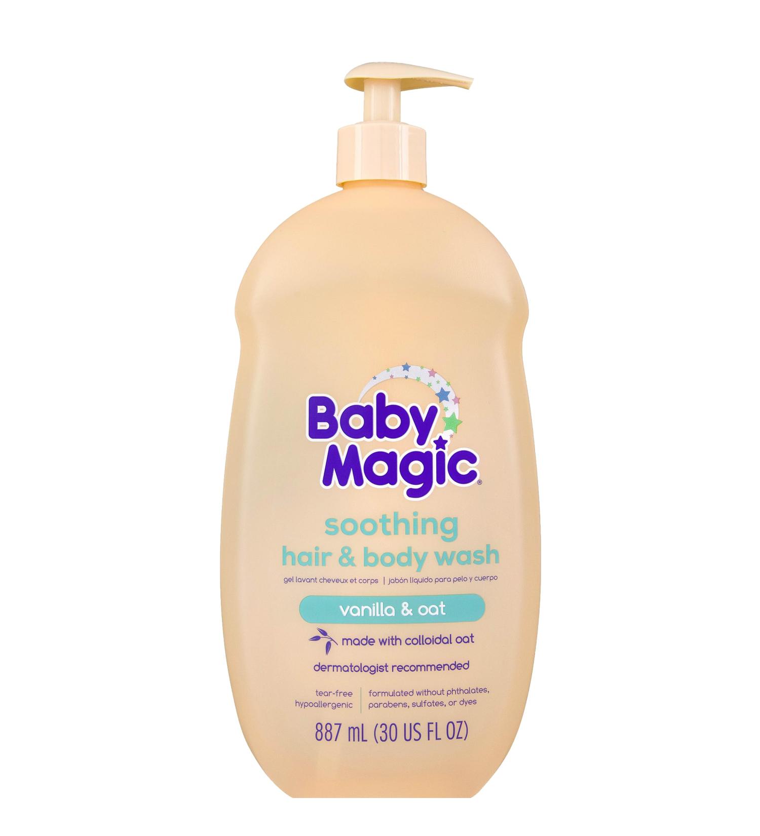 Buy Baby Magic Soothing Hair & Body Wash - Vanilla & Oat 30 Fl Oz - Gentle Skin Cleaning for Babies - International Shipping Available - Buy Online on GoSupps.com