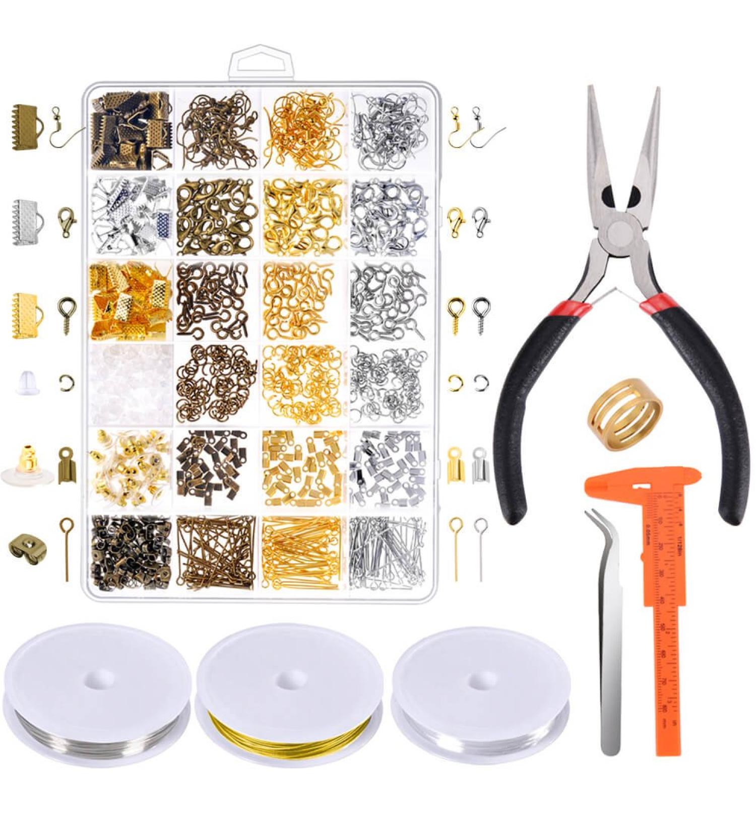 Paxcoo Jewelry Making Supplies Kit - Complete Jewelry Repair Tools Set for Adults and Beginners - Buy Online on GoSupps.com