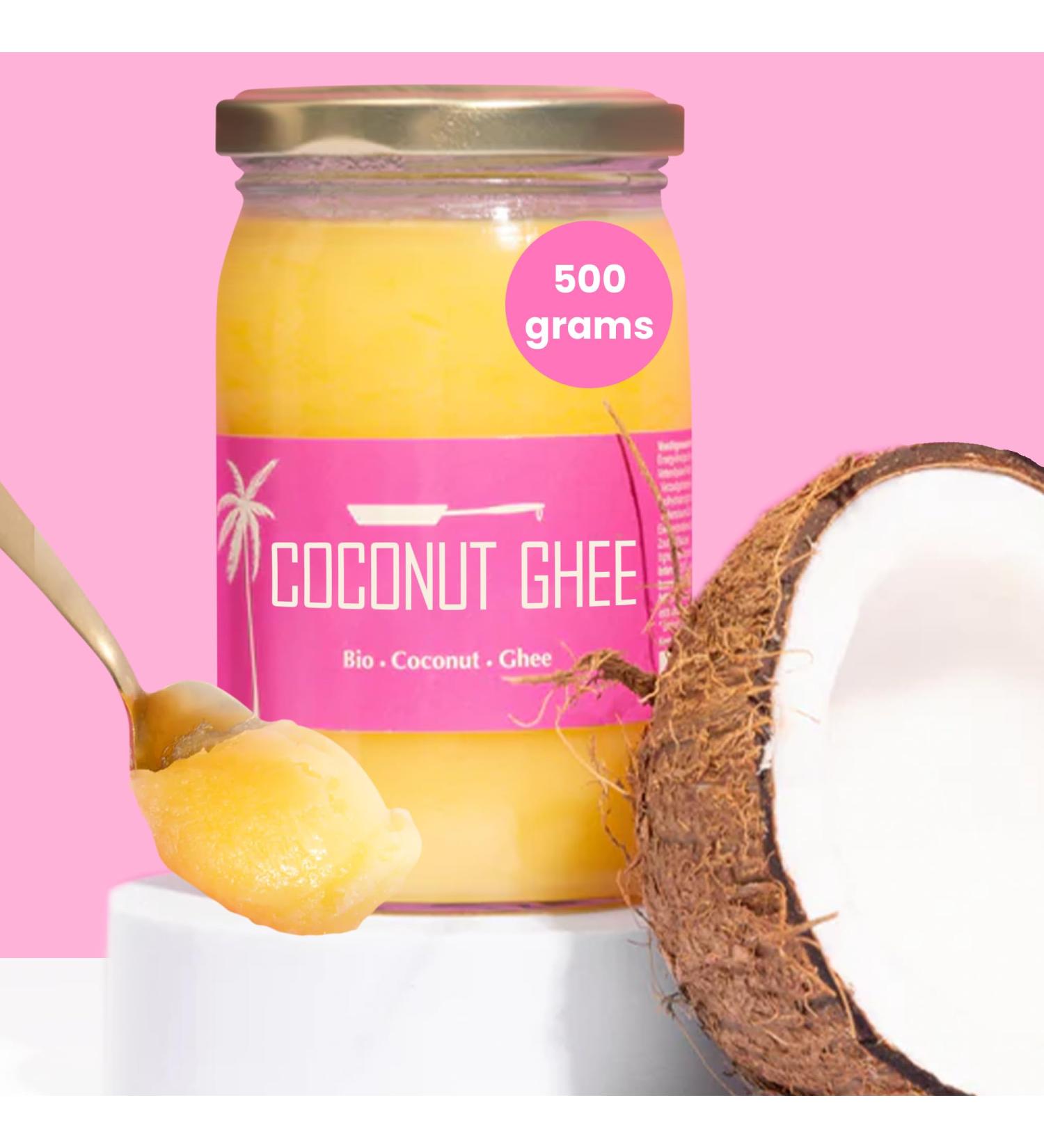 Ghee Easy Organic Ghee and Coconut Oil Blend 500g - 50% Ghee and 50% Extra Virgin Coconut Oil - 100% Organic & Pure - Lactose Free and Gluten Free Ghee Coco Blend 500g - Buy Online on GoSupps.com