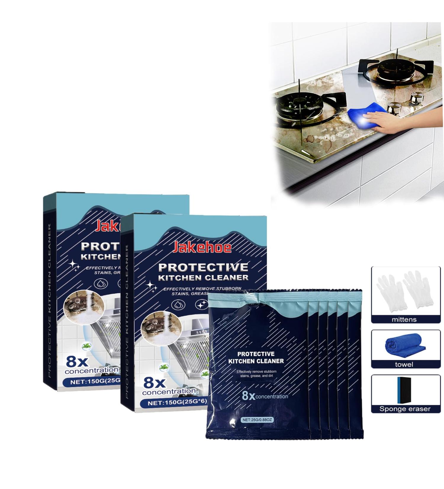 M.O.Fnew Heavy Duty Oil Cleaner M.O.F Protective Kitchen Cleaner Kitchen Helper Cleaning Powder Powerful Kitchen All Purpose Cleaning Powder (2pcs) - Buy Online on GoSupps.com