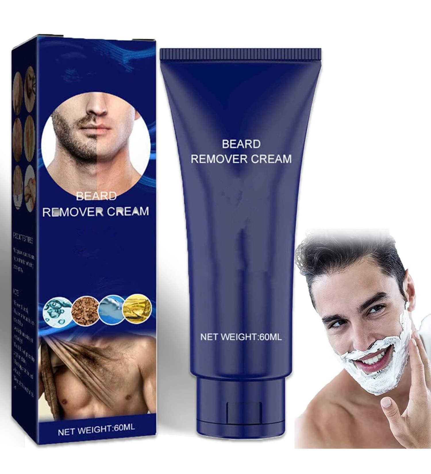 Men Per_manent Cr me d pilatoire pour barbe pour homme cr me d' pilation permanente cr me d pilatoire naturelle douce sans pa_inless - Convient pour le visage les jambes les bras (taille unique 1 1 pi ce. 60 ml (Lot de 1) - Buy Online on GoSupps.com