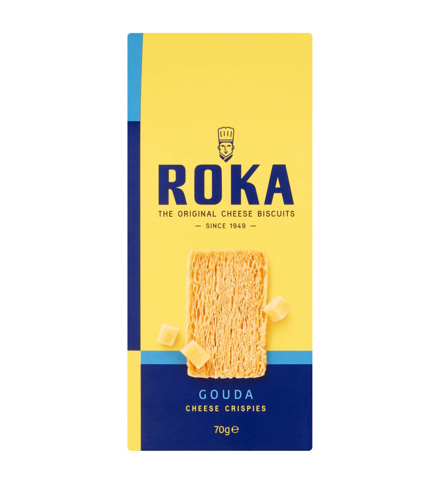 Gouda Crispies - Gouda Appetizer Biscuits - Box of 70g