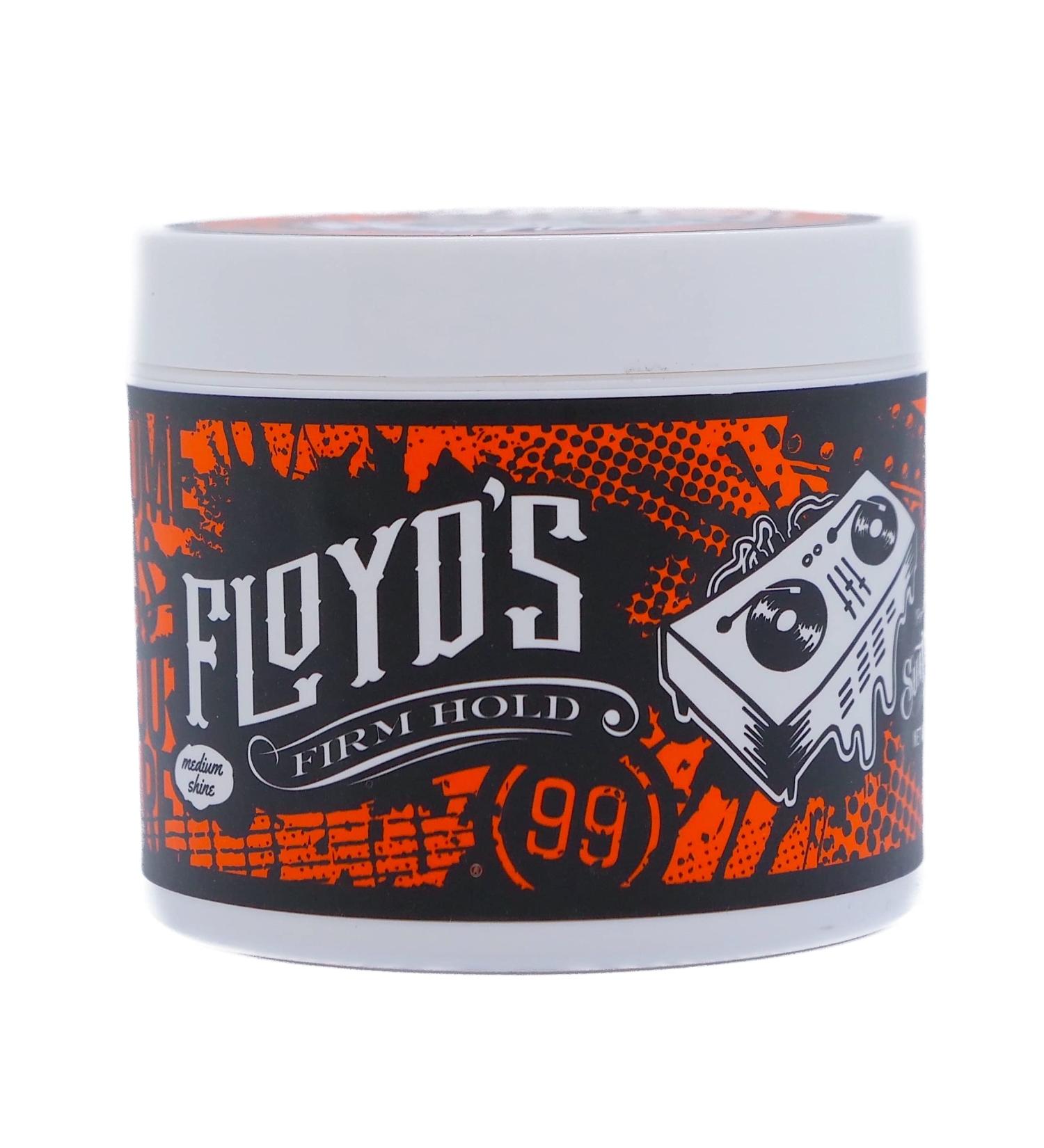Floyd's 99 Firm Hold Pomade - Strong Hold Medium Shine Water Soluble - 4 oz | International Shipping Available - Buy Online on GoSupps.com
