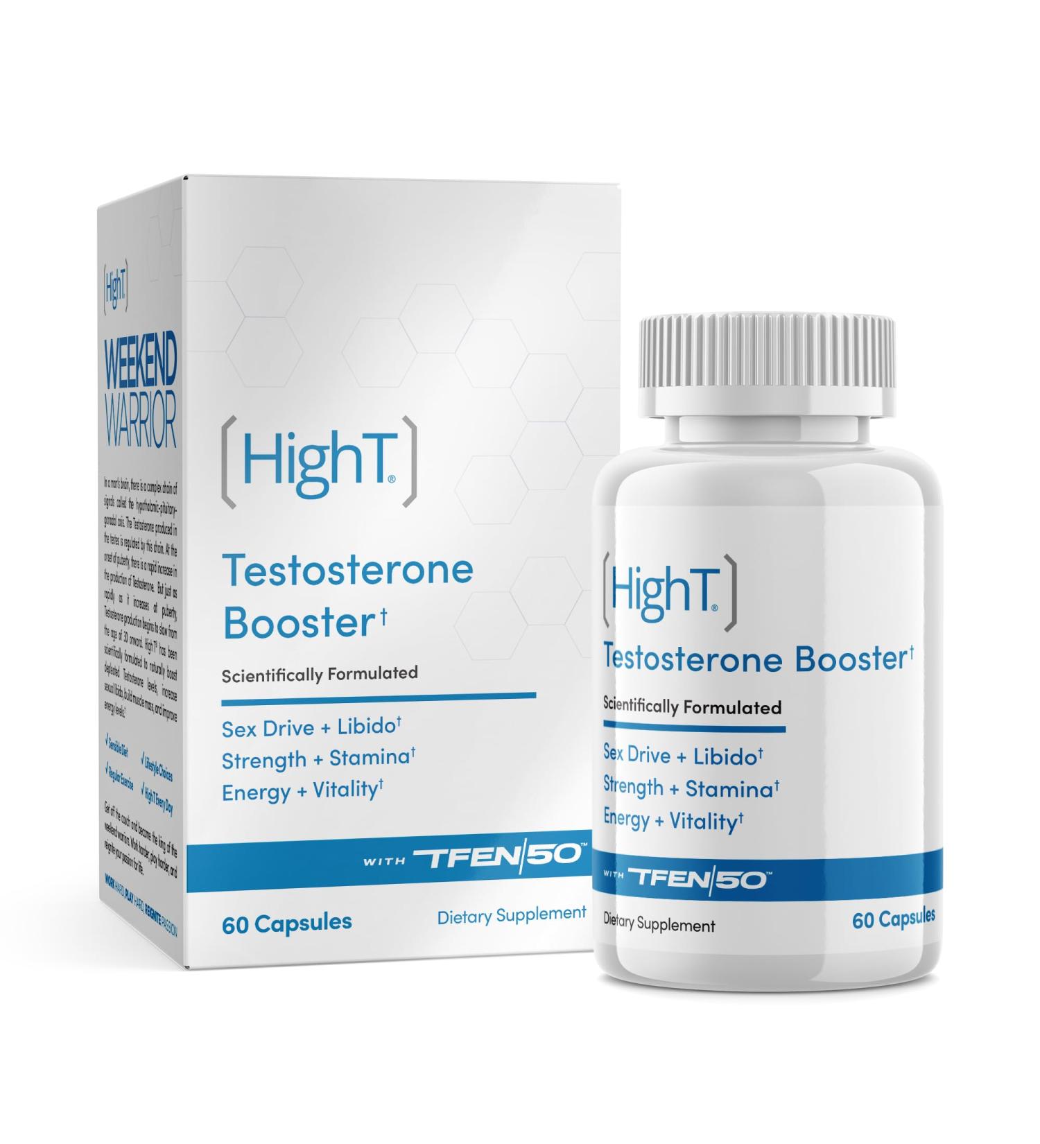 High T - Original Natural Testosterone Booster 60ct | Boost Energy & Performance | Fast International Shipping - Buy Online on GoSupps.com