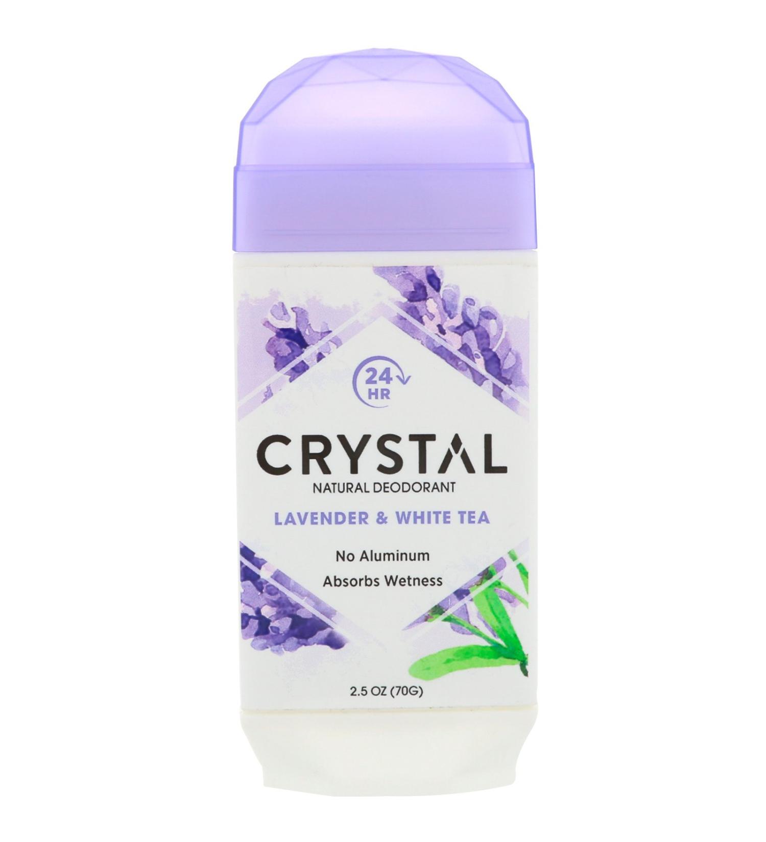 Crystal Deodorant Lavender & White Tea Stick 2.5oz (Pack of 3) - Buy Online on GoSupps.com