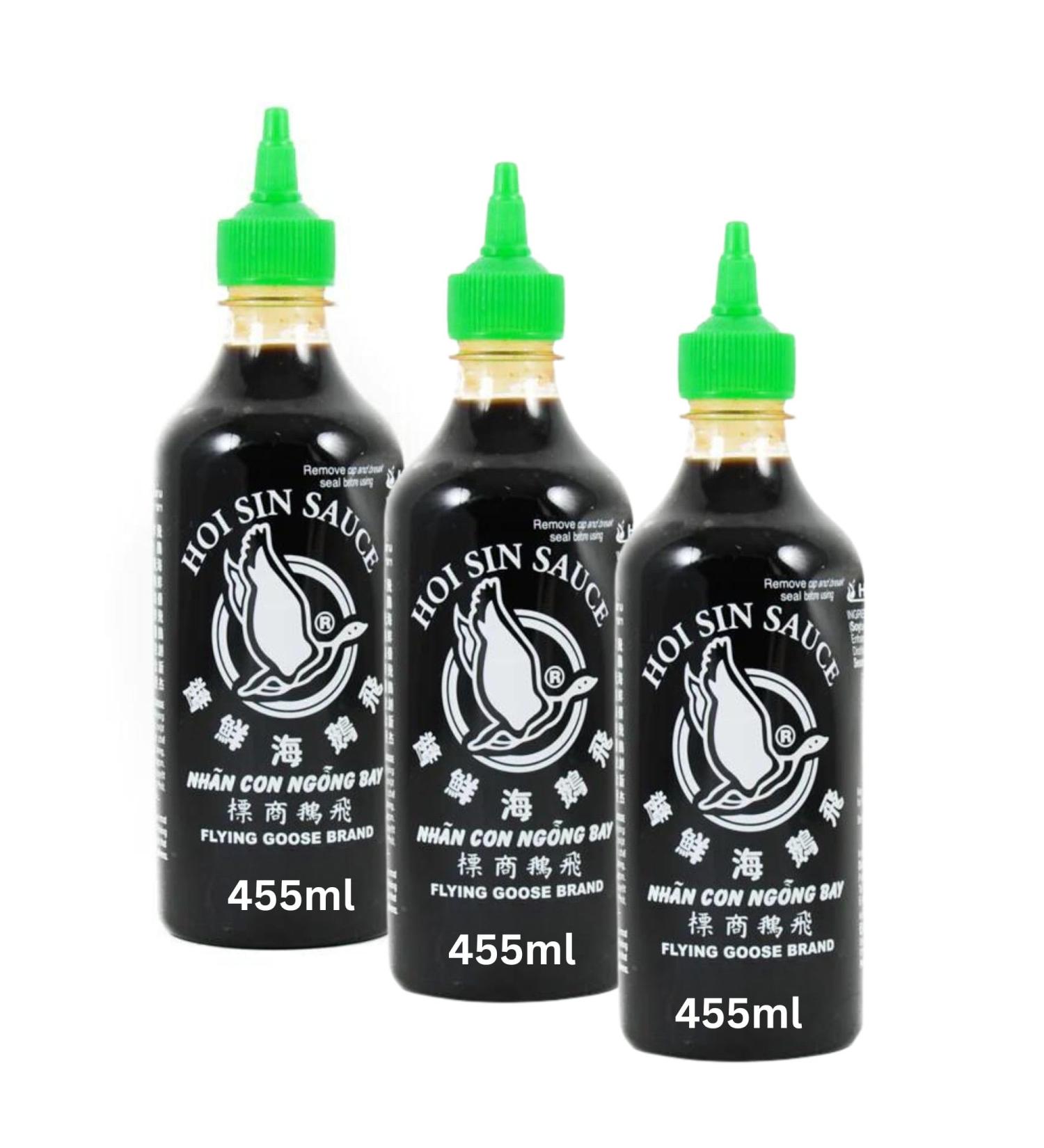 Hoi Sin Sauce Bundle Containing 3 Bottles of Flying Goose Hoi Sin 455ml Bottles - Buy Online on GoSupps.com