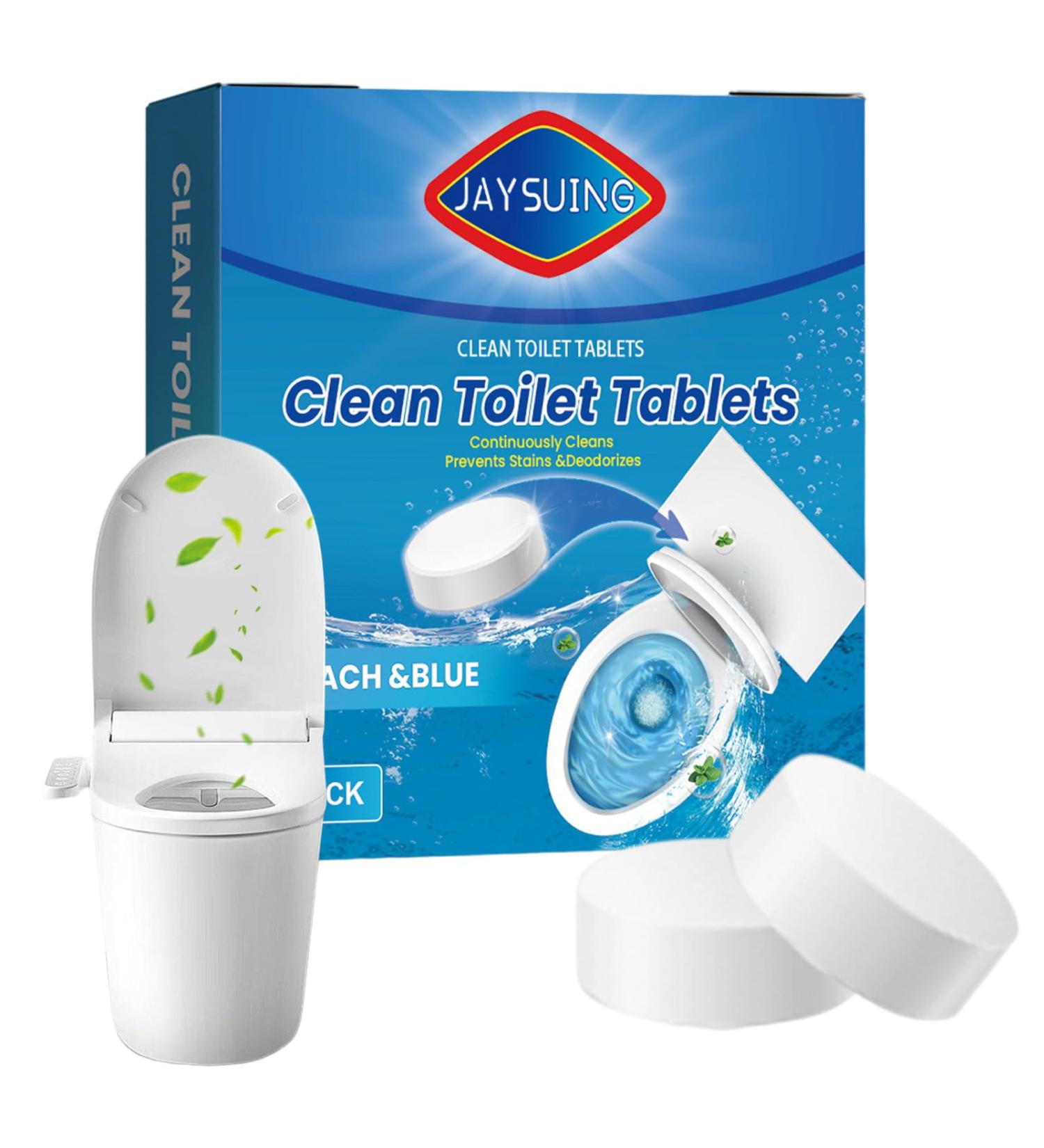 Toilet Bowl Cleaner Tablets | Automatic Toilet Cleaner | Toilet Tablet for Cleaning Stains with Active Oxygen Purification for Bathroom and Various Cleaning Occasions Haoying - Buy Online on GoSupps.com