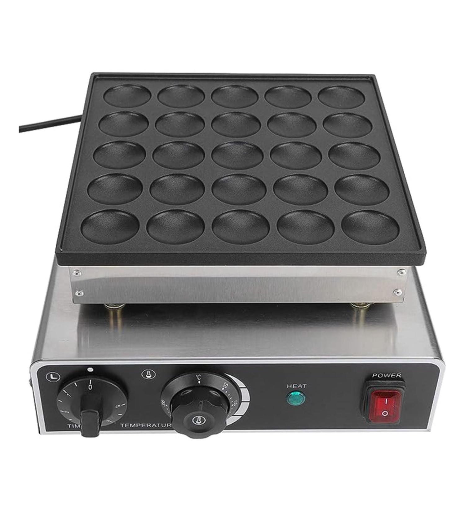 Mini Pancake Maker 25/50 Pieces Non-Stick Pancake Maker 850W Electric Waffle Maker Pancake Maker for Home and Commercial use (Size : 25) - Buy Online on GoSupps.com