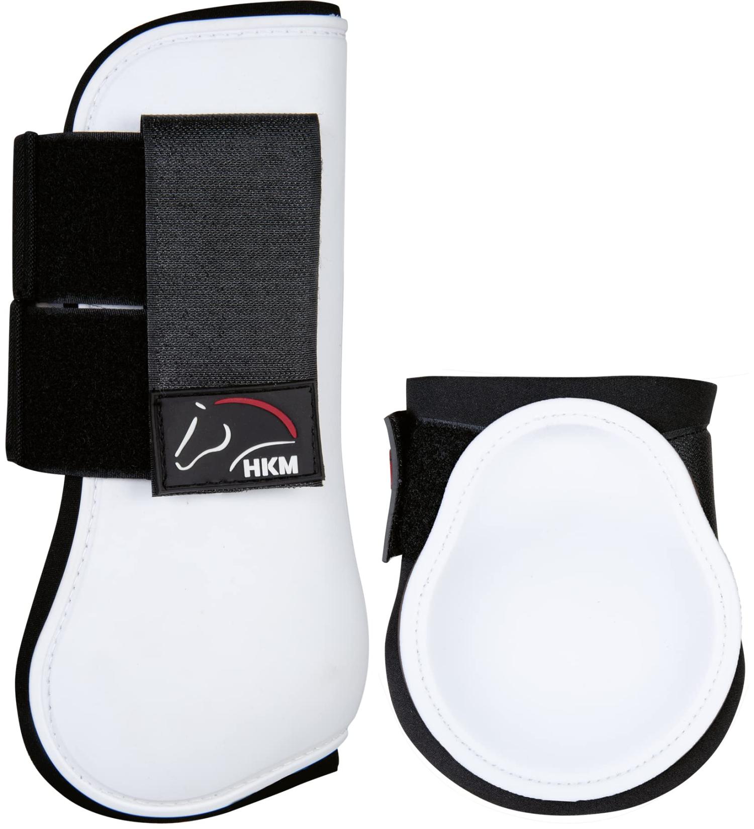 HKM Gaiters & Fetlock Boots Set - Classic White Pony (4pcs) | Premium Horse Gear for International Shipping - Buy Online on GoSupps.com