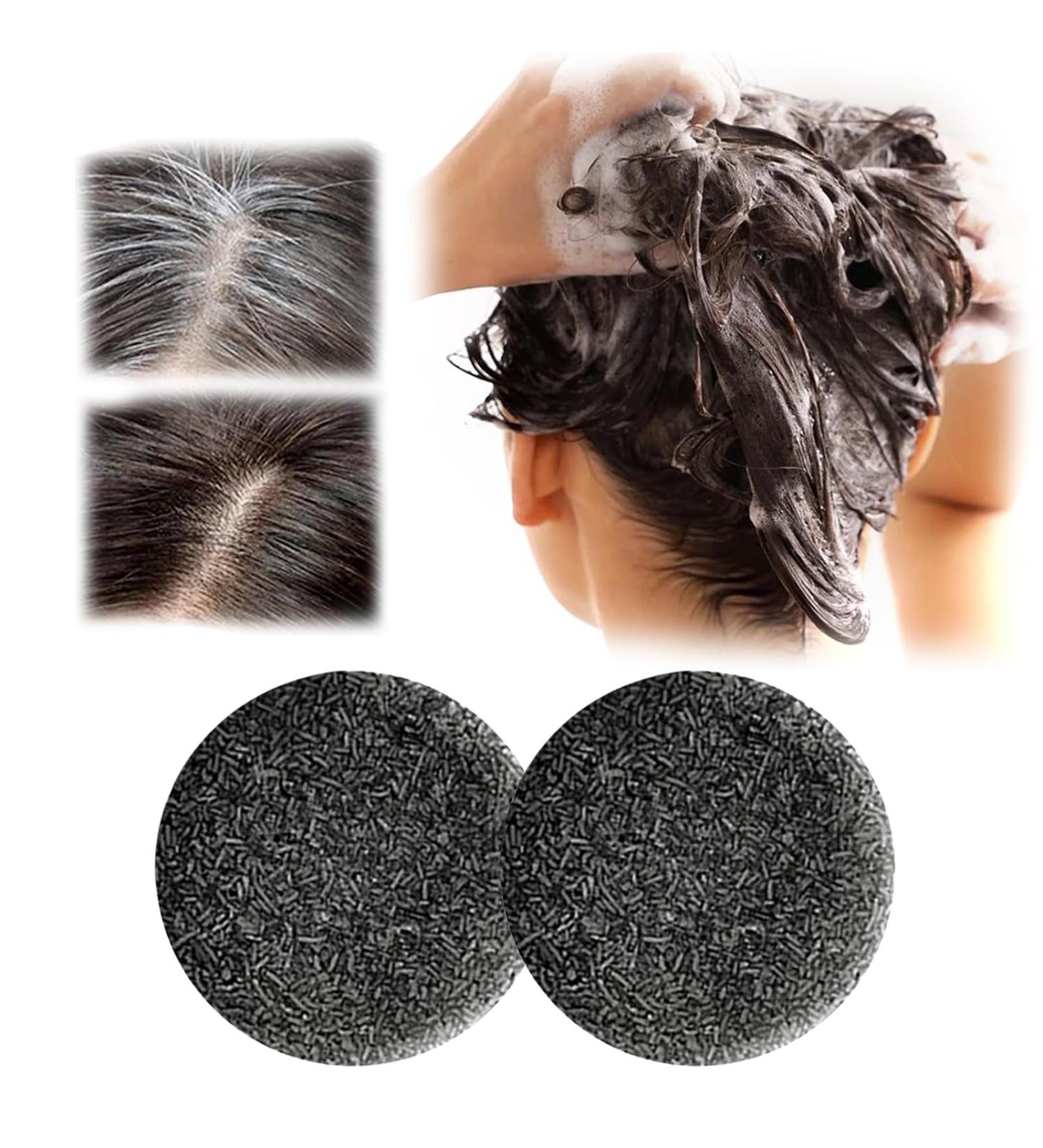 Gray/White Hair Reverse Shampoo Bar for Men & Women | Enhance Your Hair Color & Shine - Buy Online on GoSupps.com