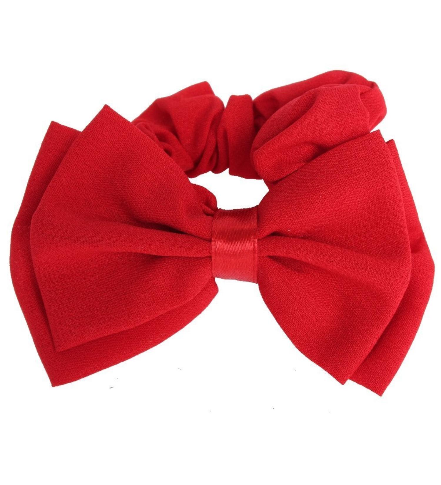 Justfox - loop hair tie in red